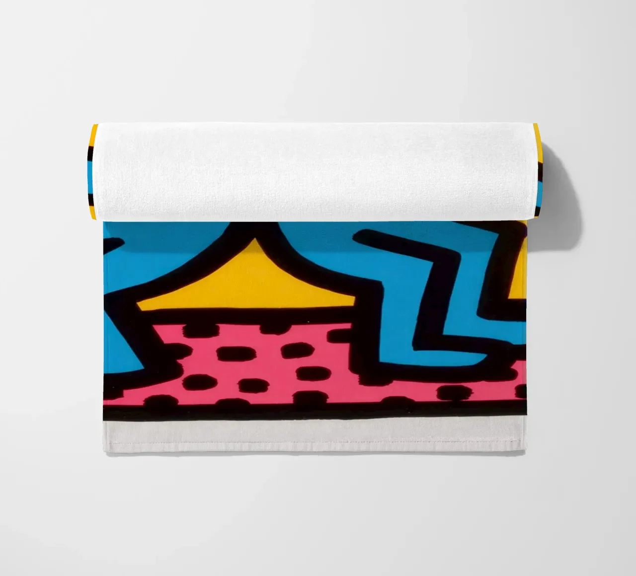 Keith Haring Pop Shop II Danza Pop Art telo mare da ClubArt