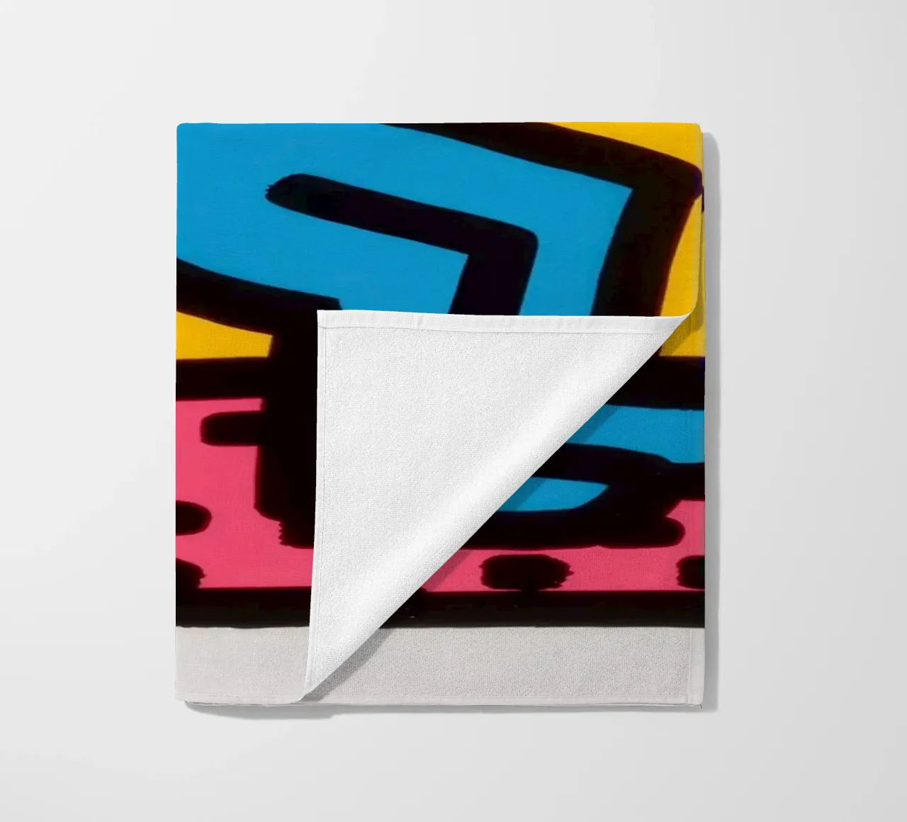 Keith Haring Pop Shop II Danza Pop Art telo mare da ClubArt