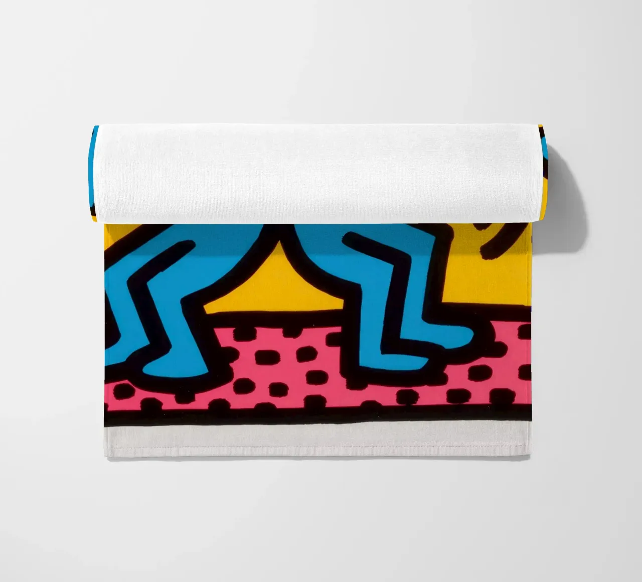 Keith Haring Pop Shop II Danza Pop Art telo mare da ClubArt