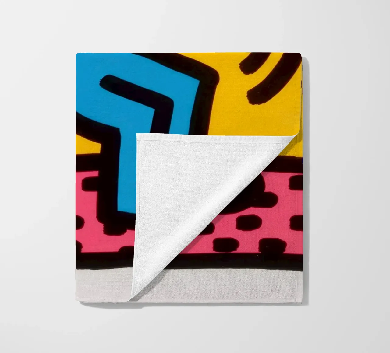 Keith Haring Pop Shop II Danza Pop Art telo mare da ClubArt