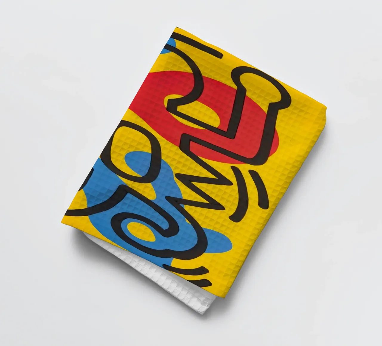 Keith Haring Sans titre Abstrait Pop Art torchon de ClubArt