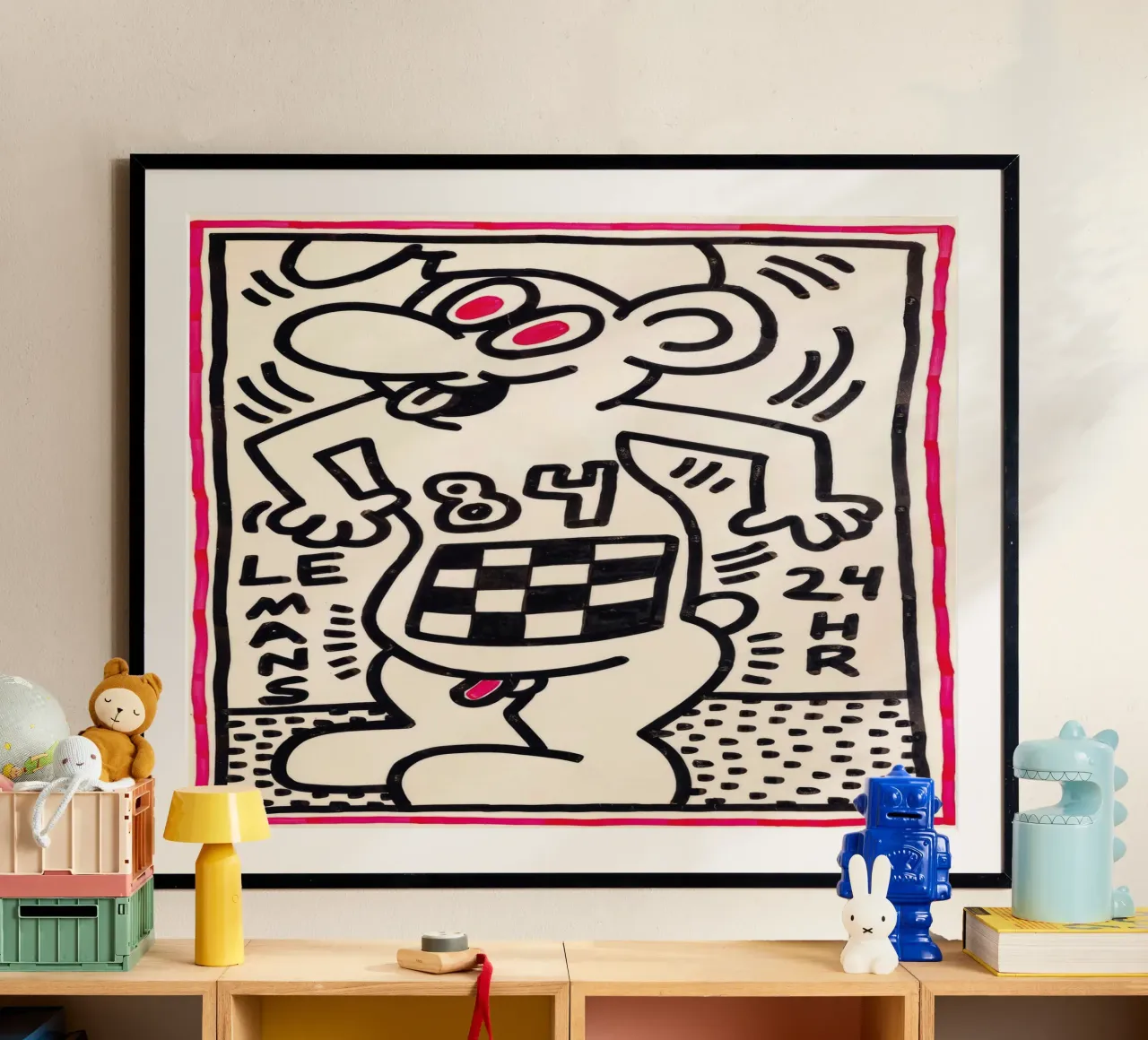 Stampa pop di Keith Haring Le 24h di Le Mans poster da ClubArt