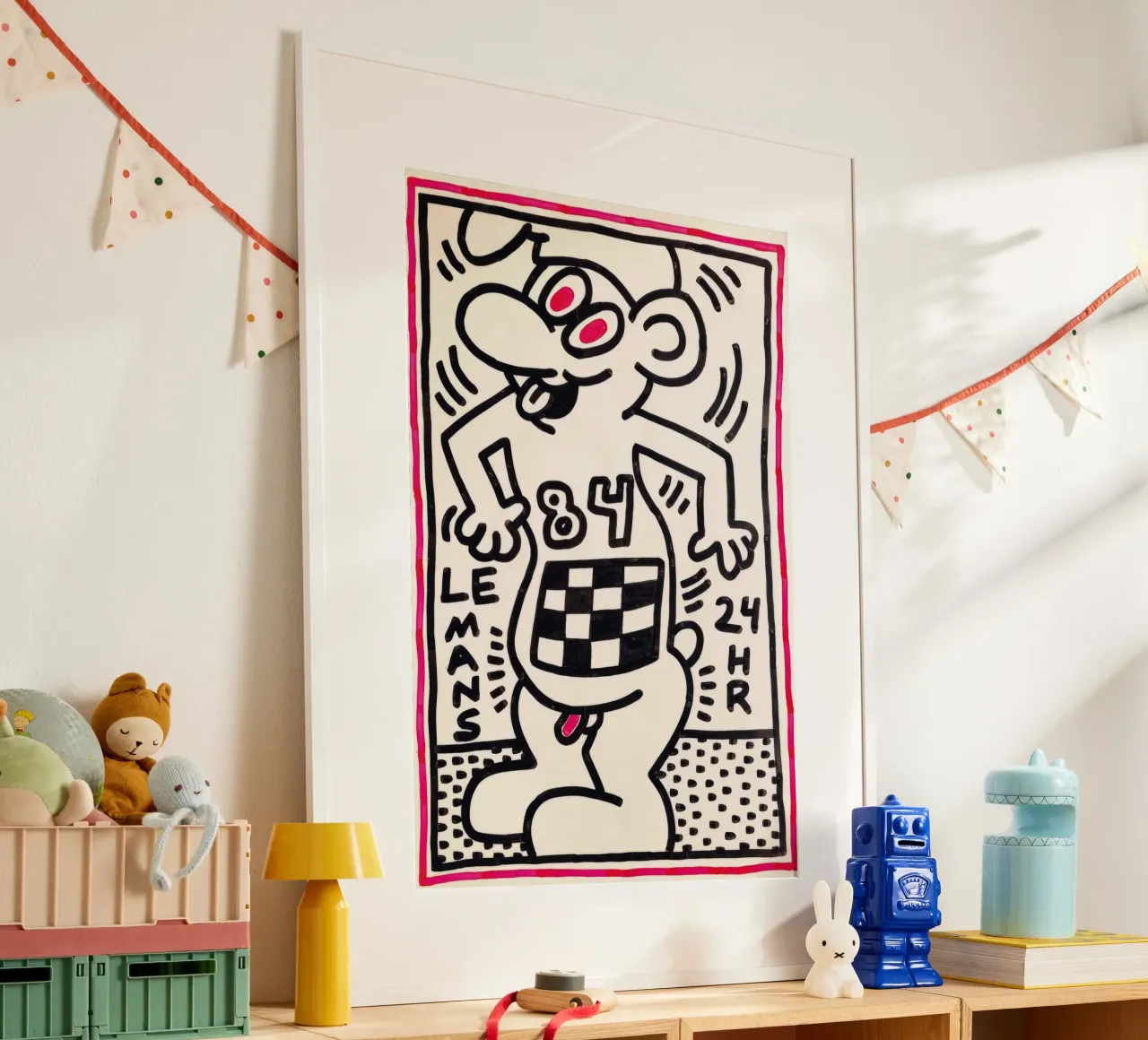 Stampa pop di Keith Haring Le 24h di Le Mans poster da ClubArt