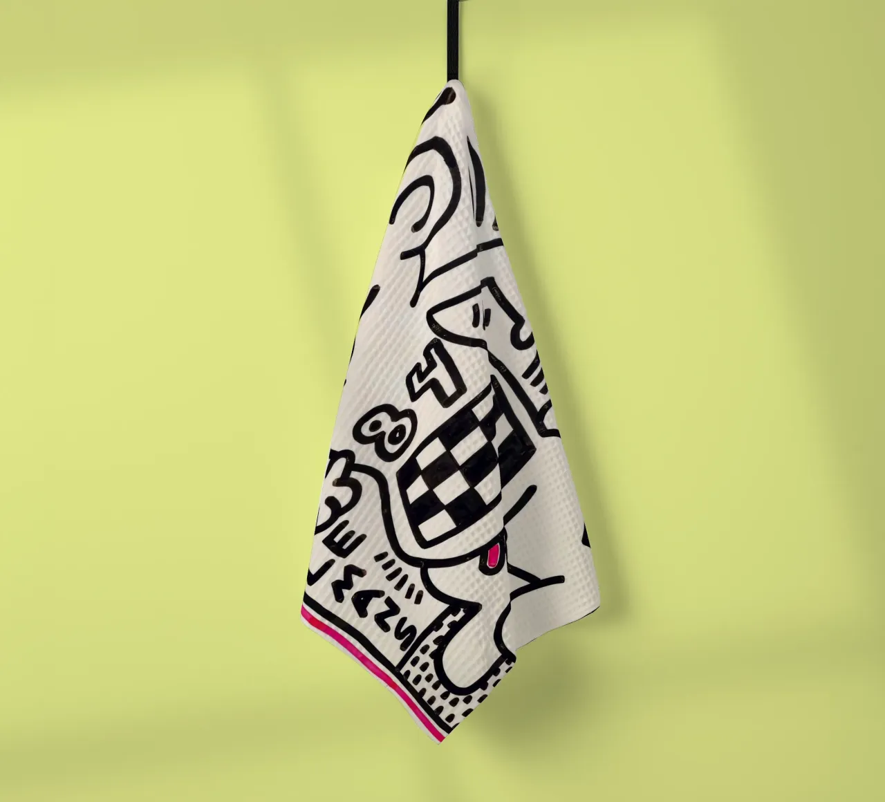 Keith Haring Le Mans 24h Pop Art Print torchon de ClubArt