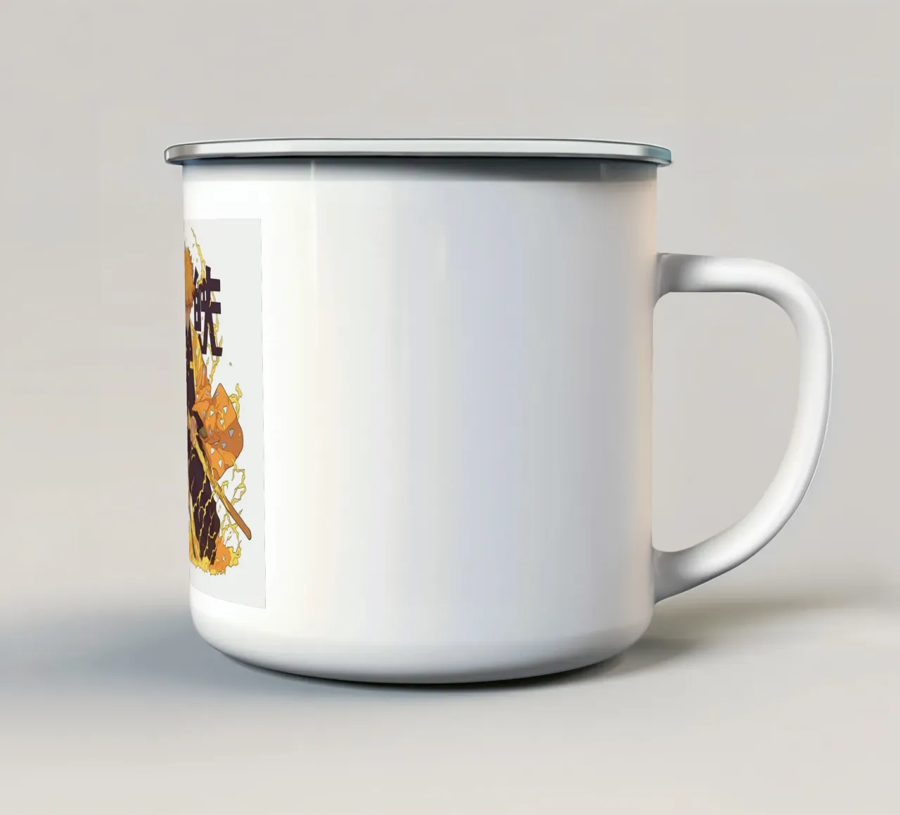 Demon Stroyer Kimetsu No Yaiba tazza in smalto da igoshartwrks