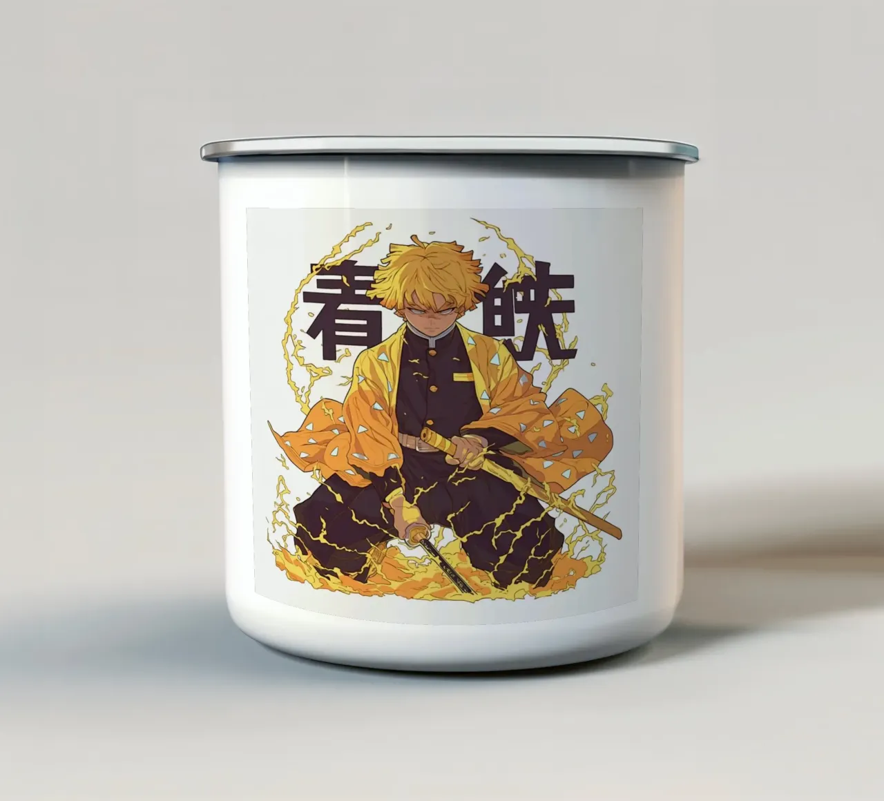 Demon Stroyer Kimetsu No Yaiba tazza in smalto da igoshartwrks