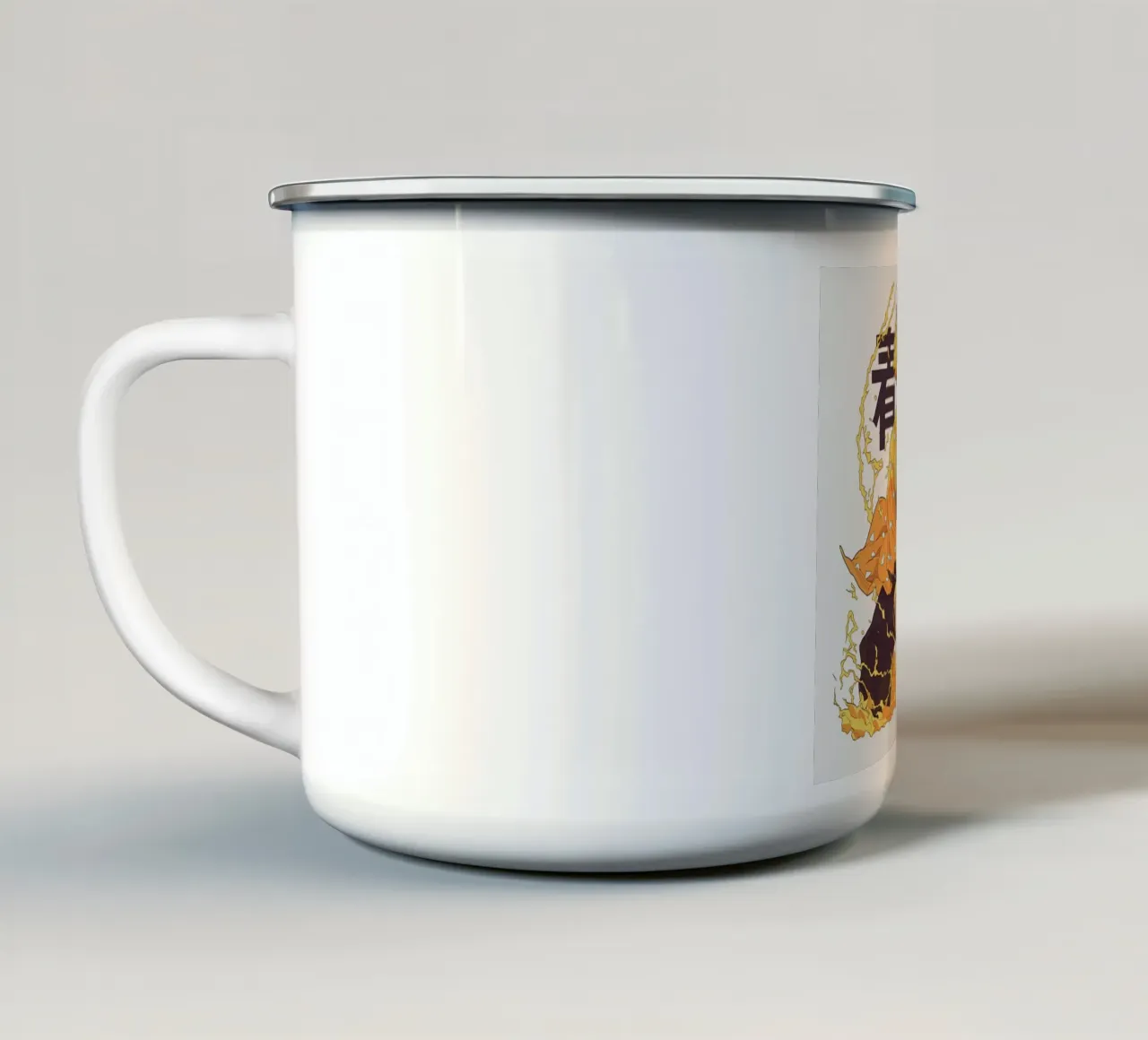Demon Stroyer Kimetsu No Yaiba tazza in smalto da igoshartwrks