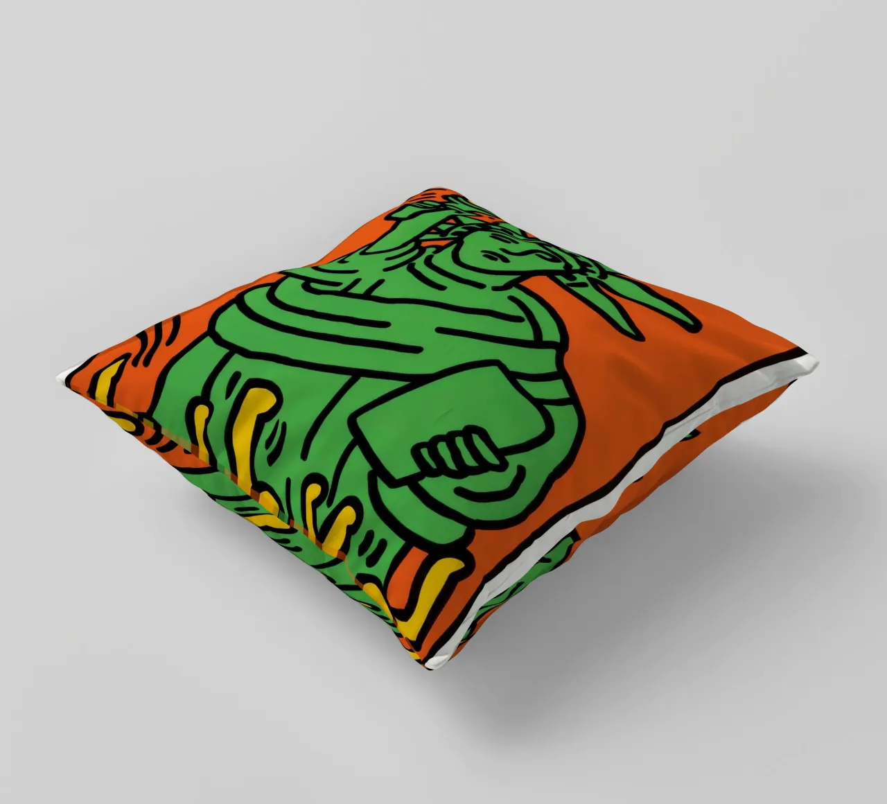 Keith Haring Statua della Libertà Pop Art cuscino da ClubArt