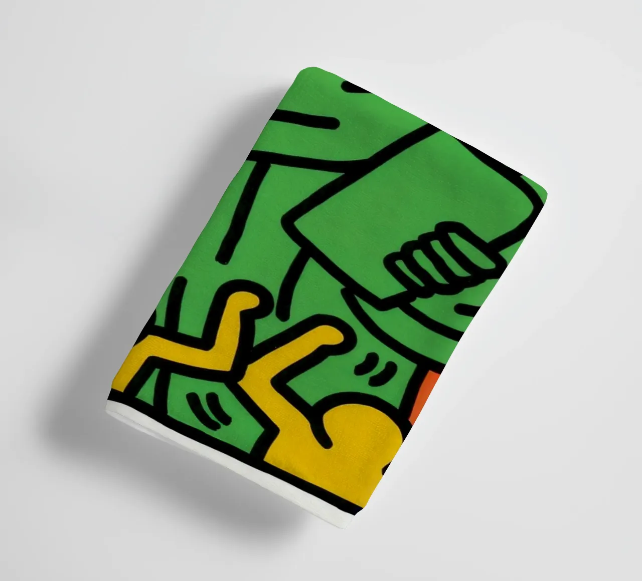 Keith Haring Statua della Libertà Pop Art asciugamano da bagno da ClubArt