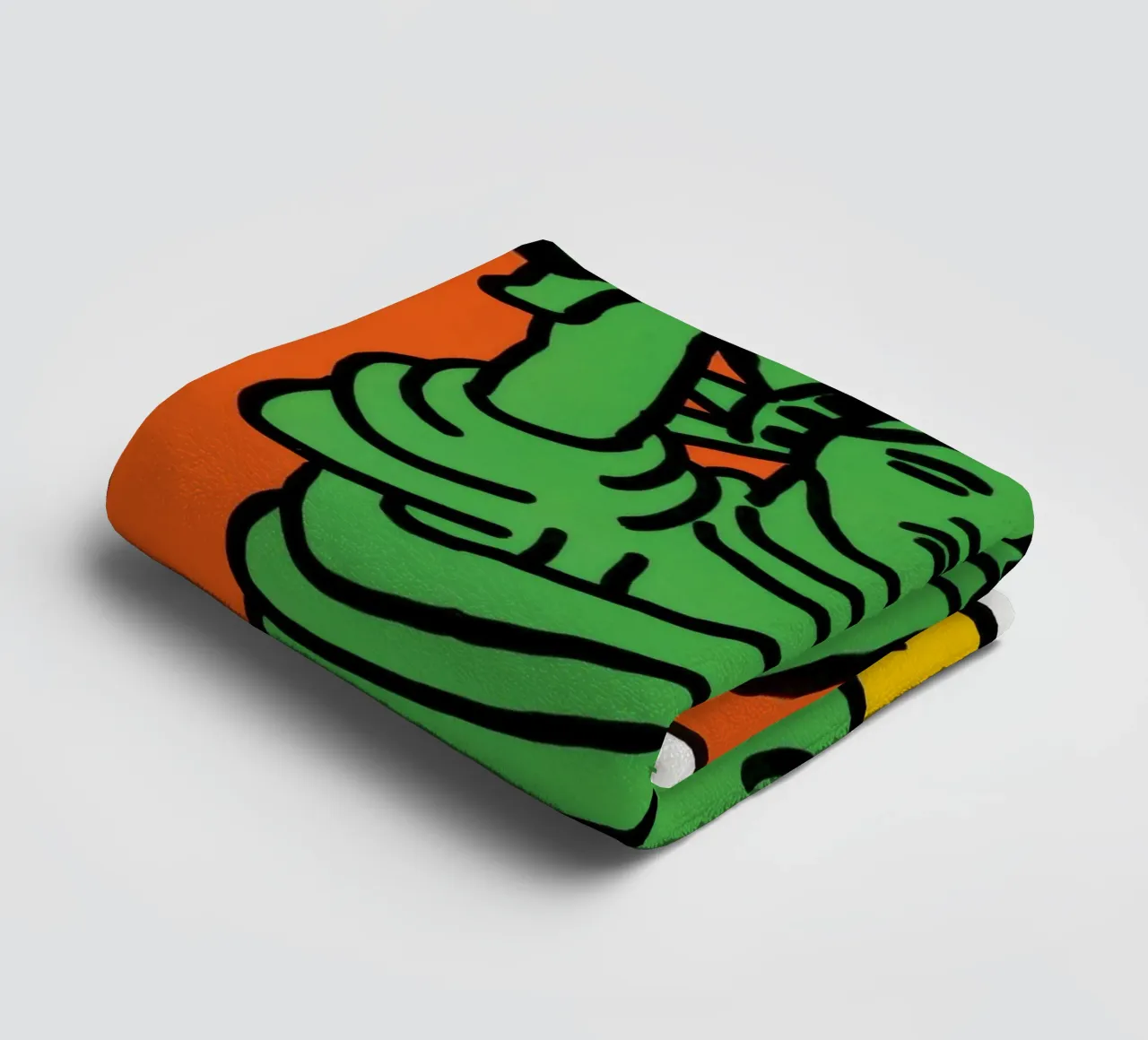 Keith Haring Statua della Libertà Pop Art asciugamano da bagno da ClubArt