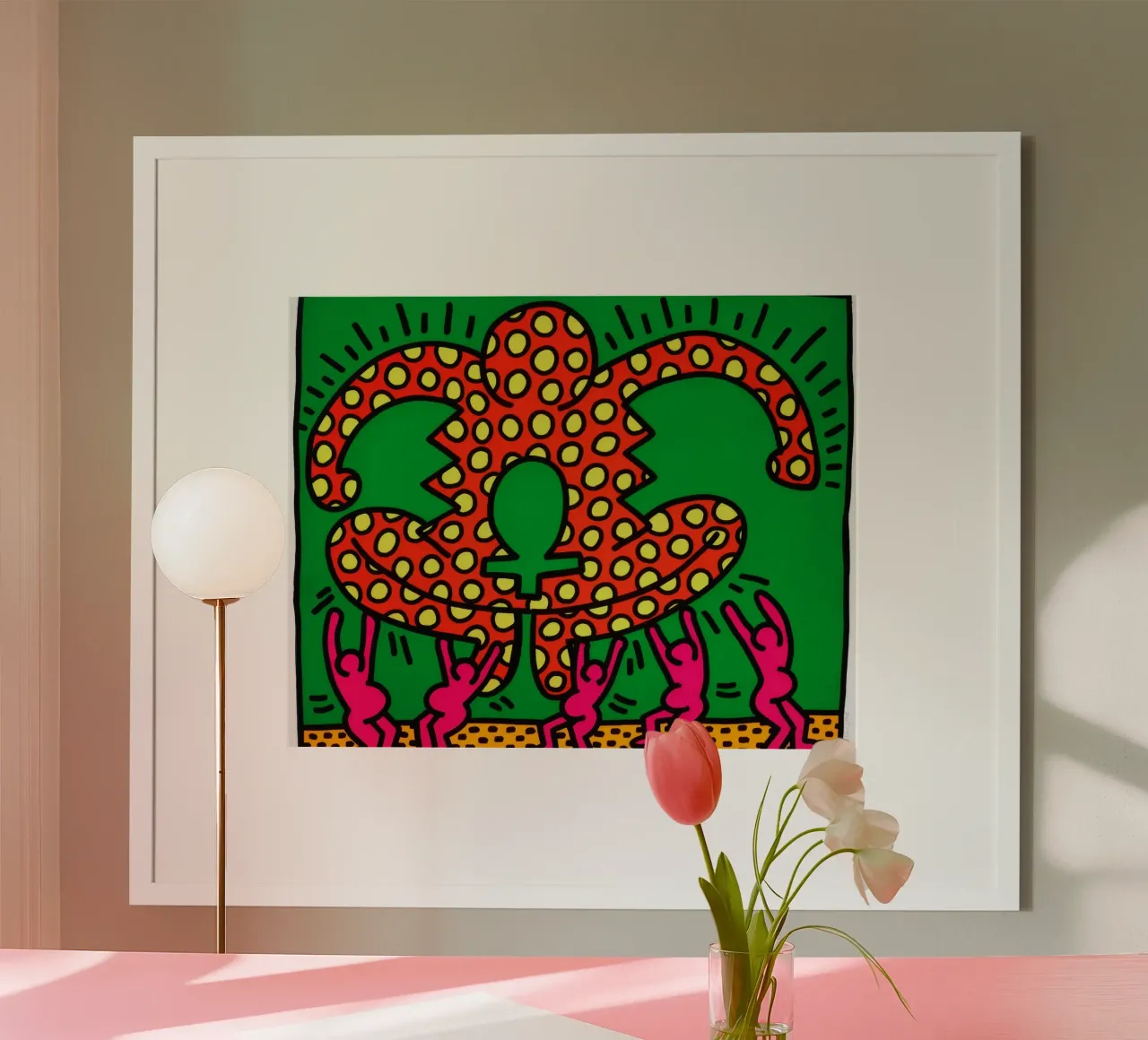 Keith Haring La suite della fertilità Pop Art poster da ClubArt