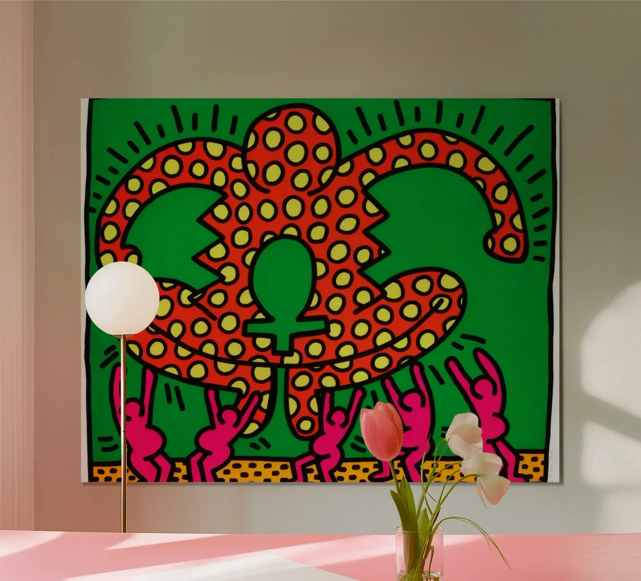 Keith Haring La suite della fertilità Pop Art poster da ClubArt