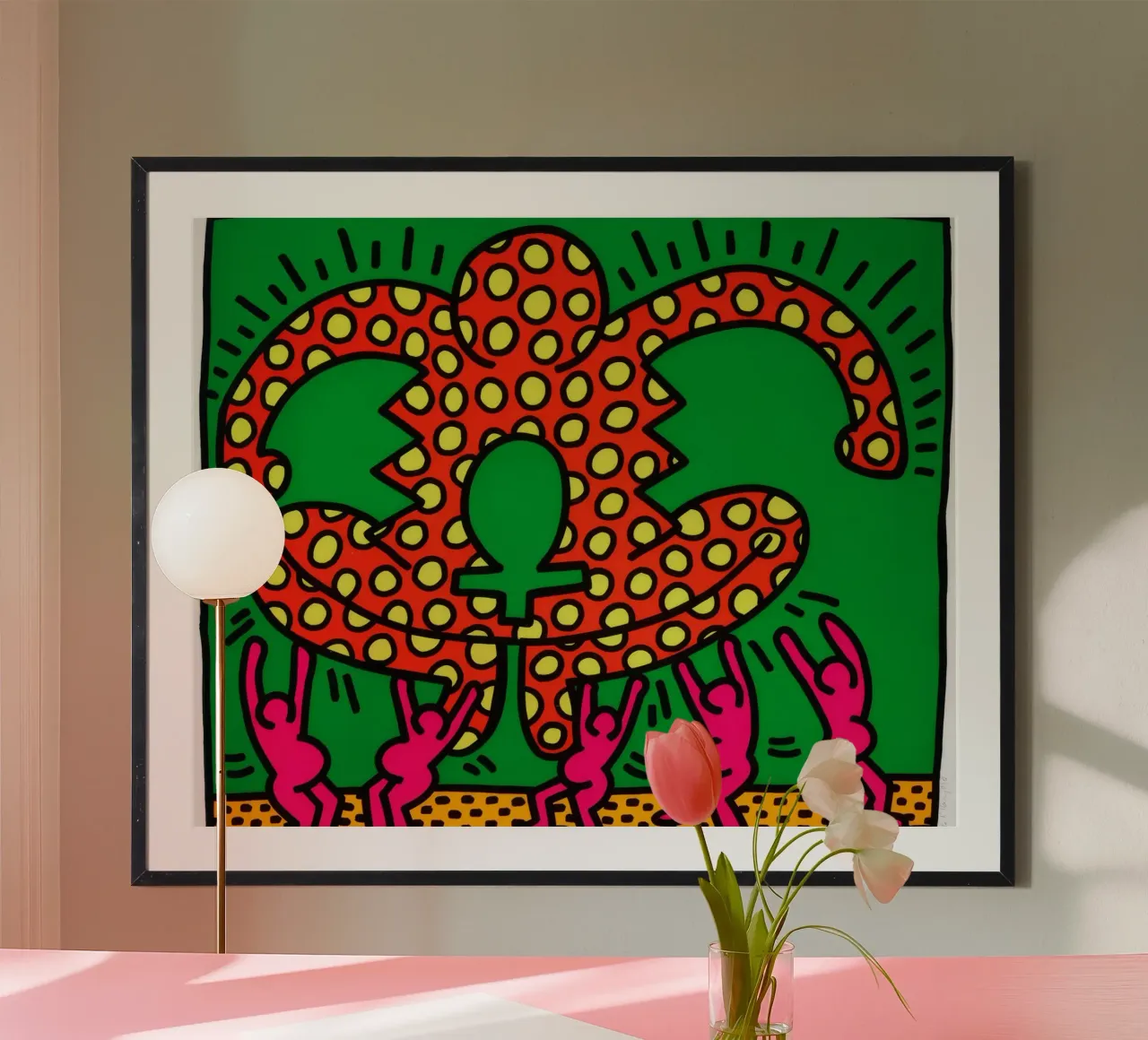 Keith Haring La suite della fertilità Pop Art poster da ClubArt