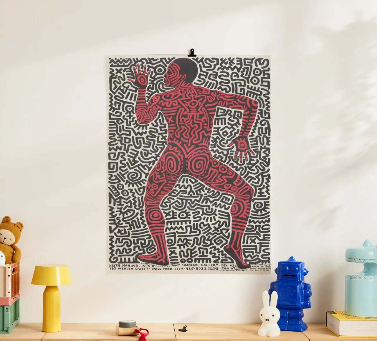 Keith Haring Tony Shafrazi Gallery Poster poster by ClubArt