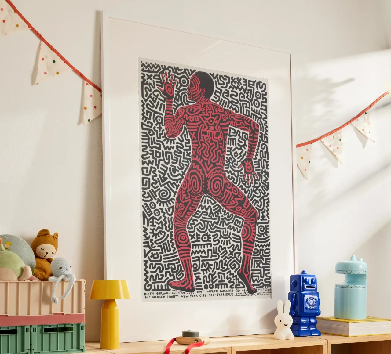 Keith Haring Tony Shafrazi Gallery Poster poster by ClubArt