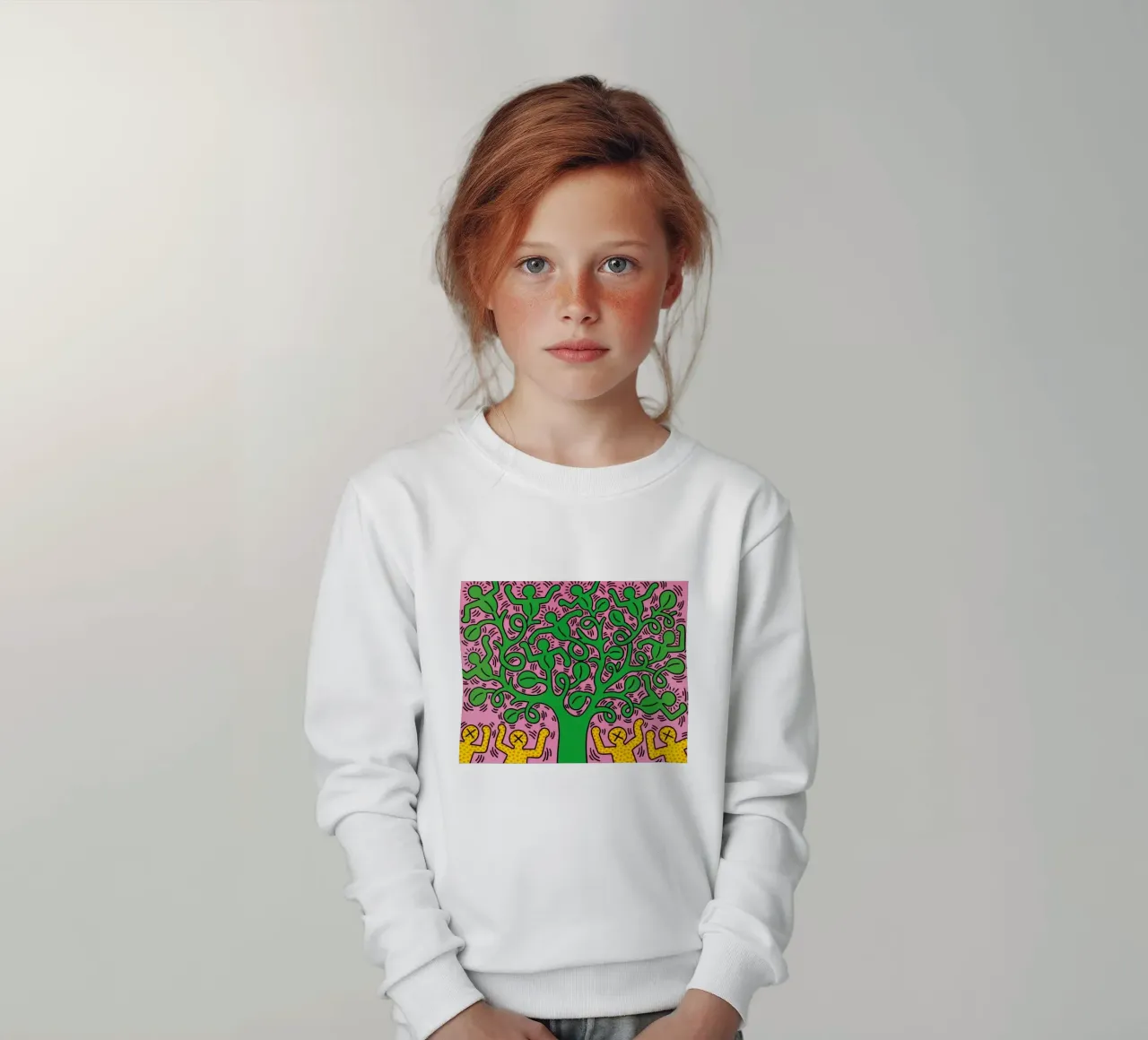 Keith Haring Tree of Life Pop Art Print sweat enfant de ClubArt