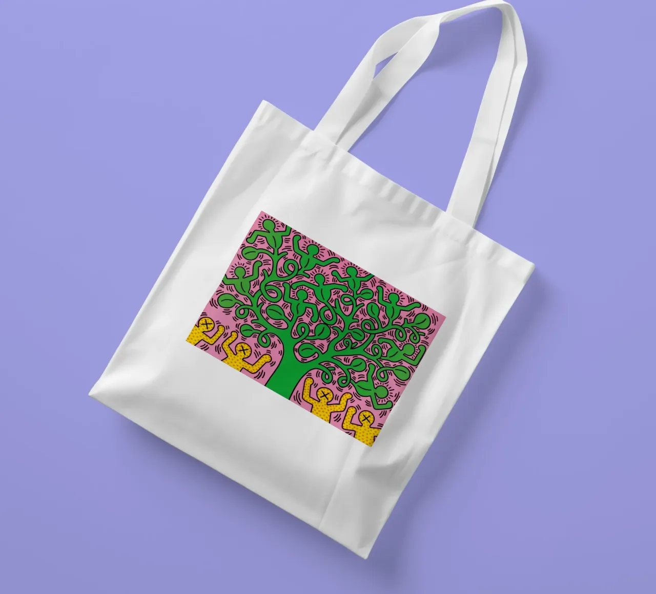 Keith Haring Tree of Life Pop Art Print tote bag de ClubArt