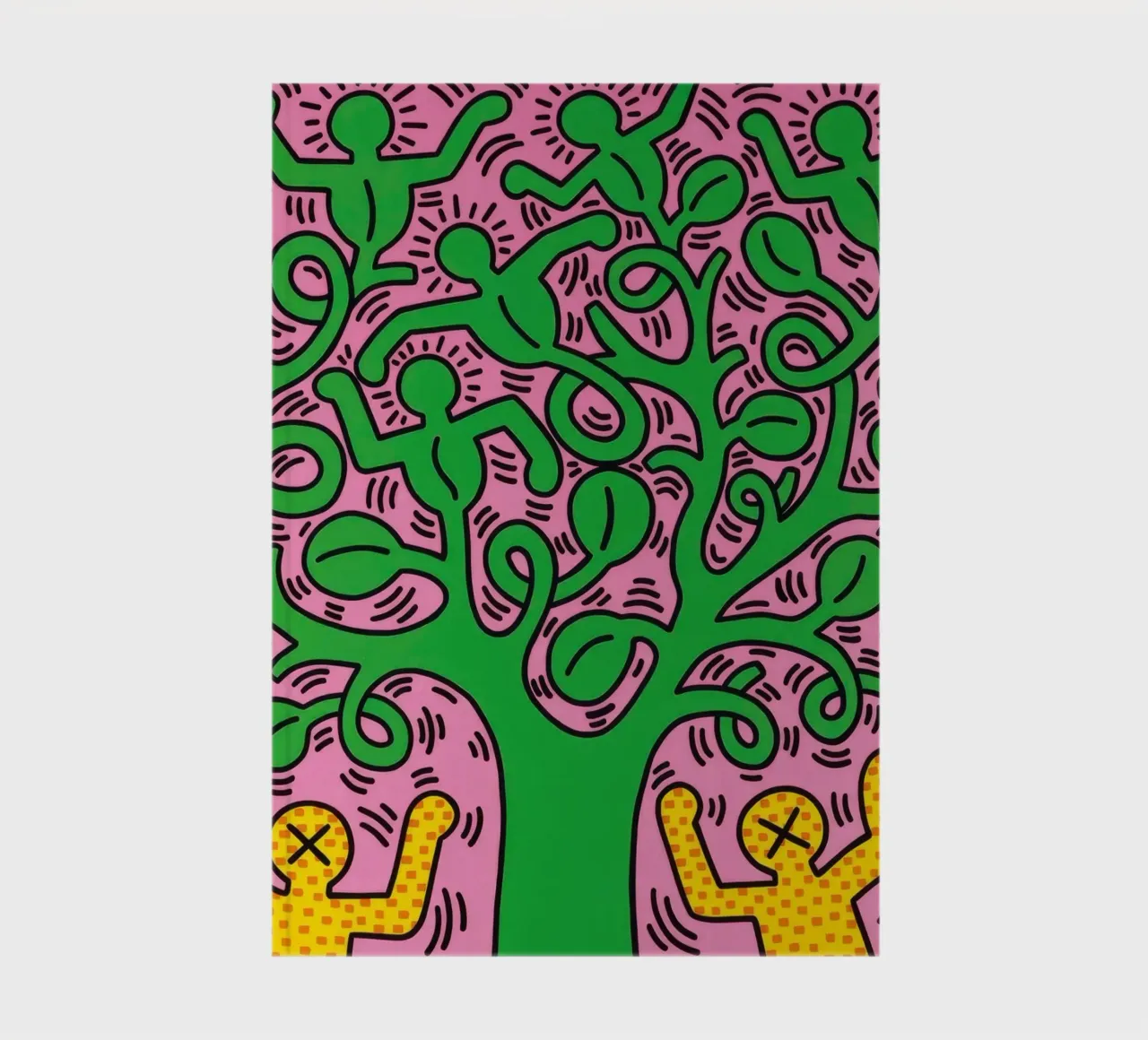 Keith Haring Tree of Life Pop Art Print carnet de notes de ClubArt