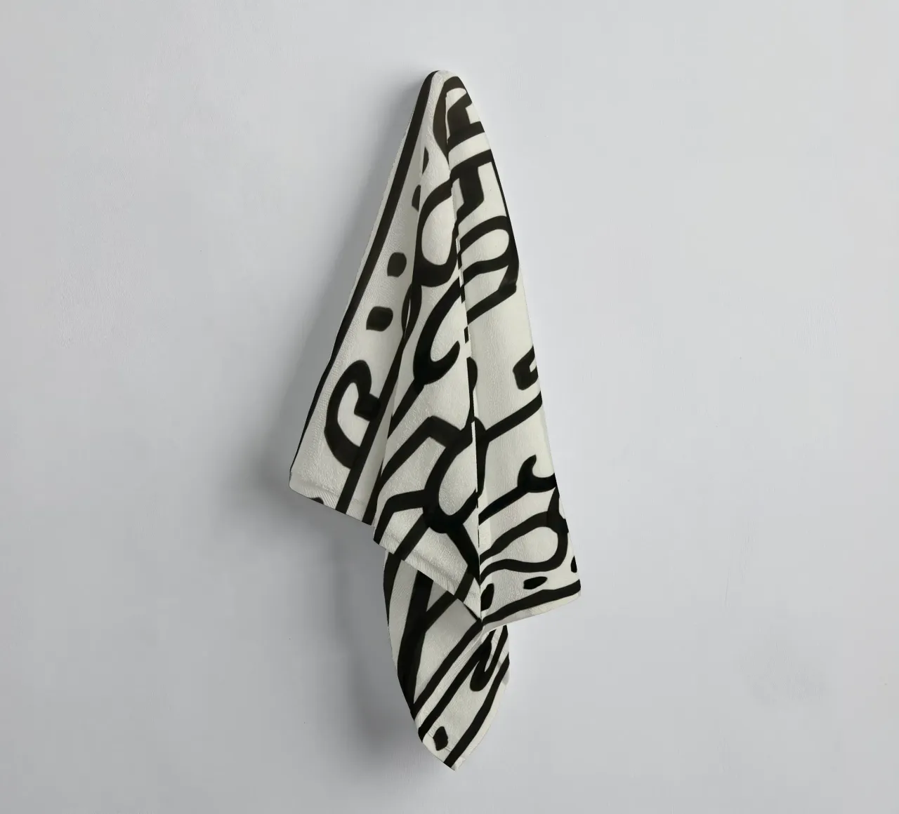Keith Haring Untitled Abstract Pop Art towel by ClubArt