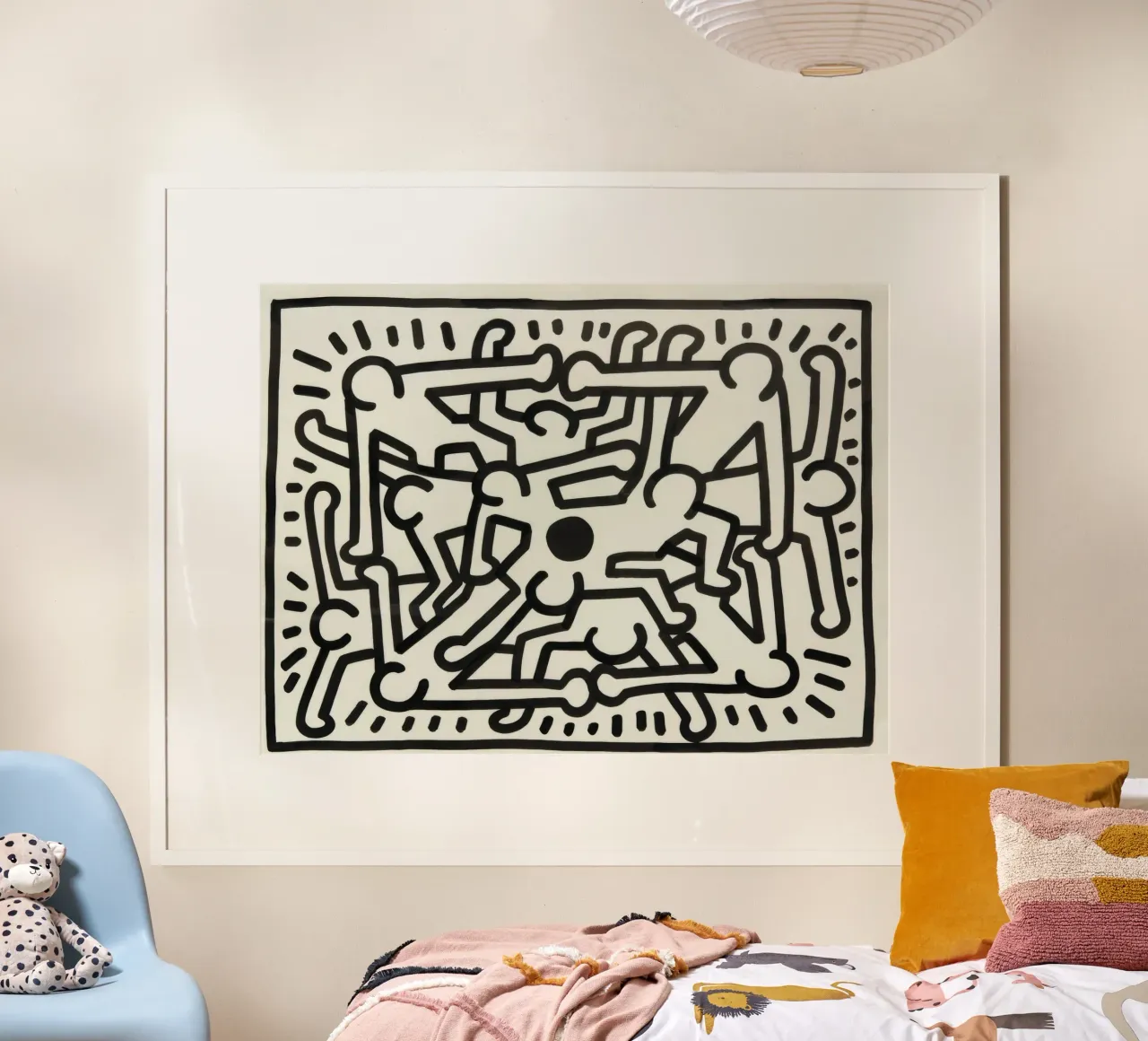 Keith Haring Untitled Abstract Pop Art poster by ClubArt