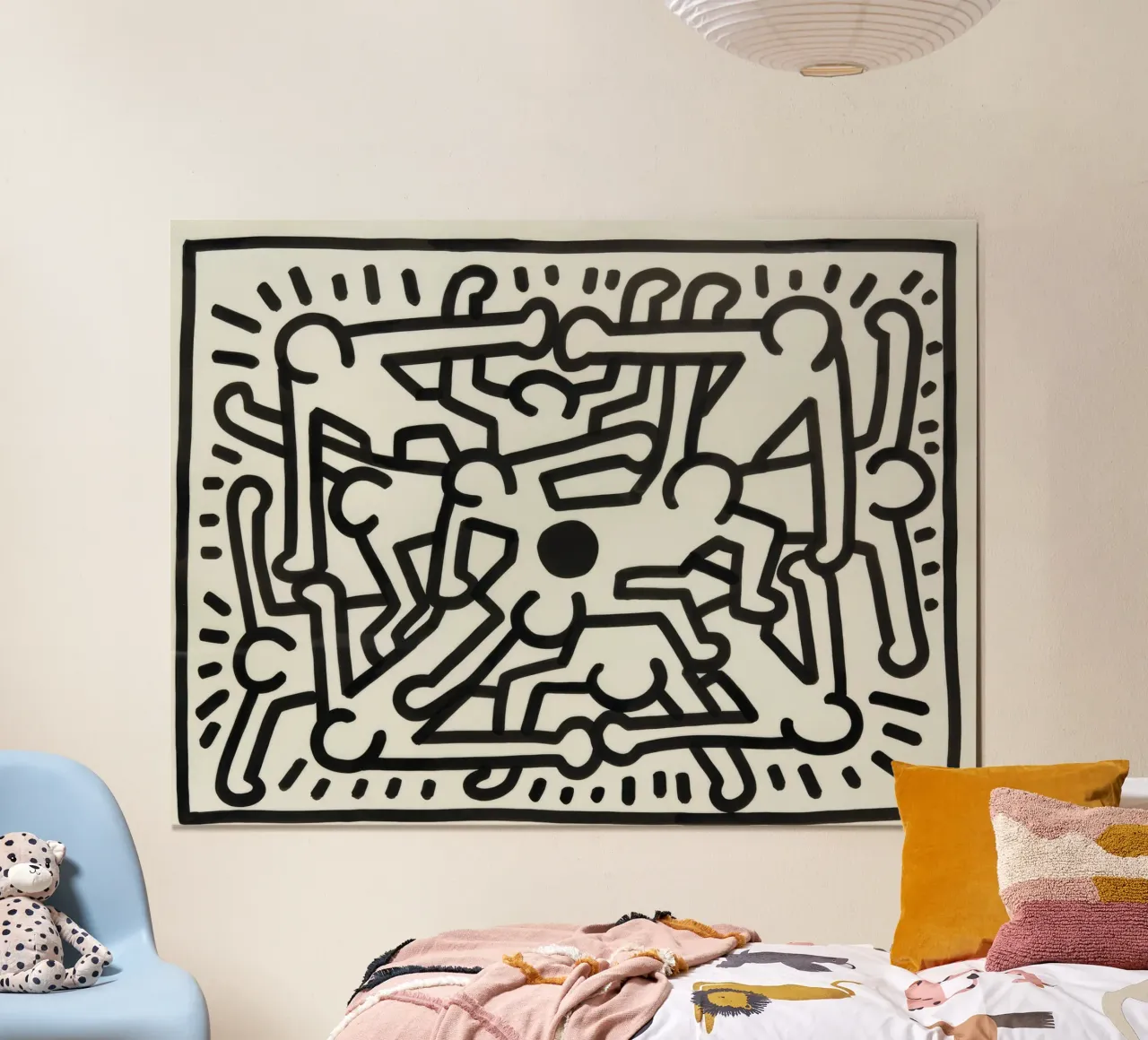 Keith Haring Untitled Abstract Pop Art poster by ClubArt