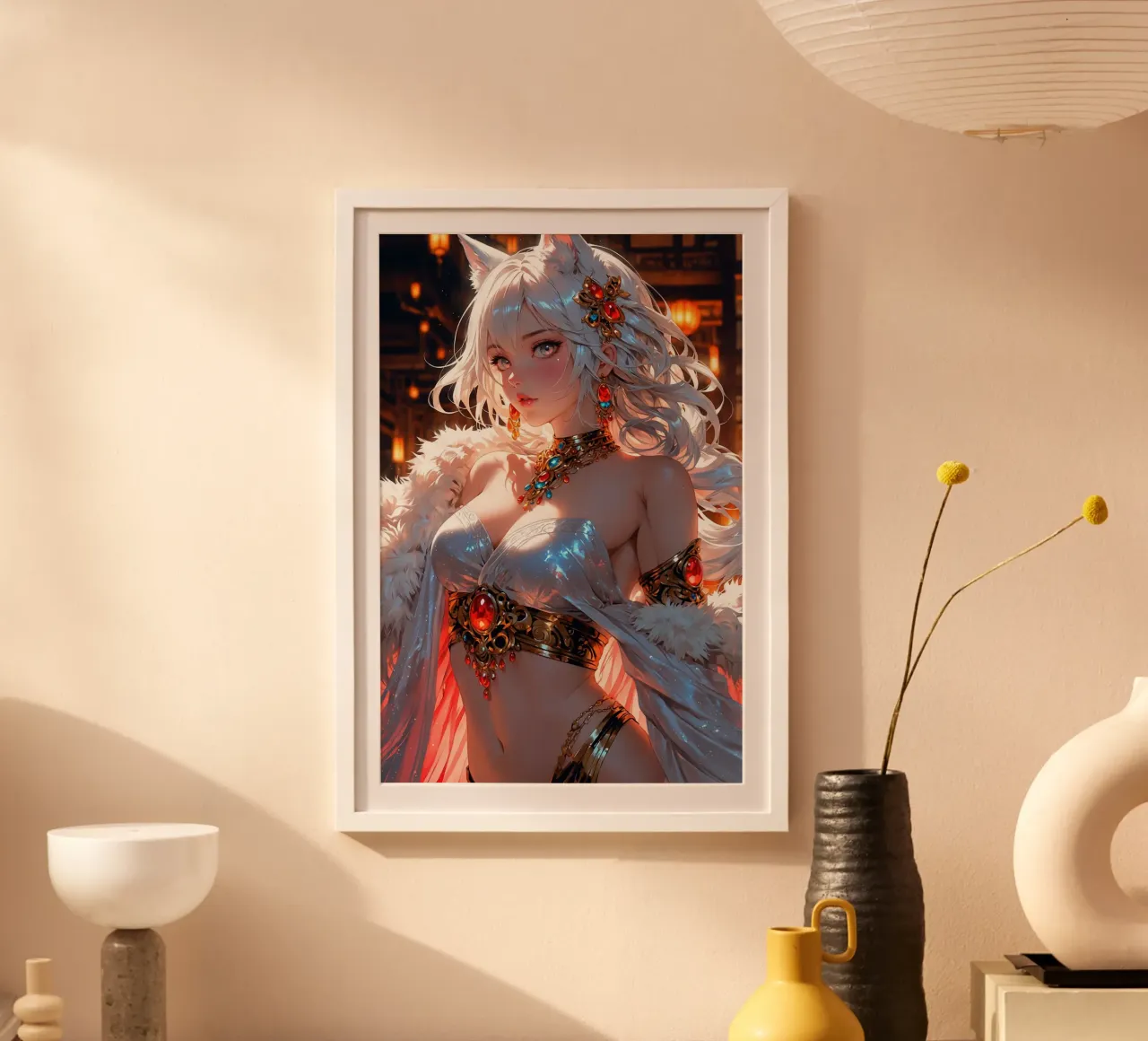 Bella ragazza Anime poster da Voxel Visionaries
