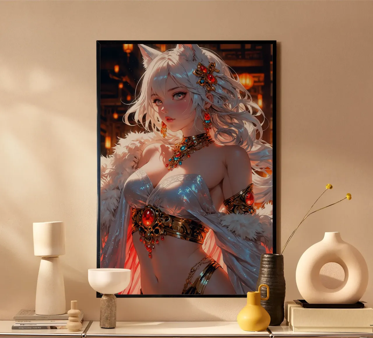Bella ragazza Anime poster da Voxel Visionaries