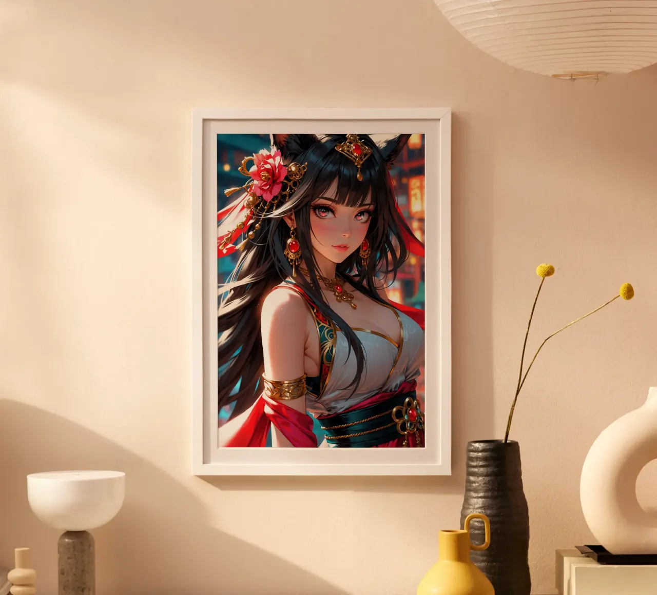 Bella ragazza Anime poster da Voxel Visionaries