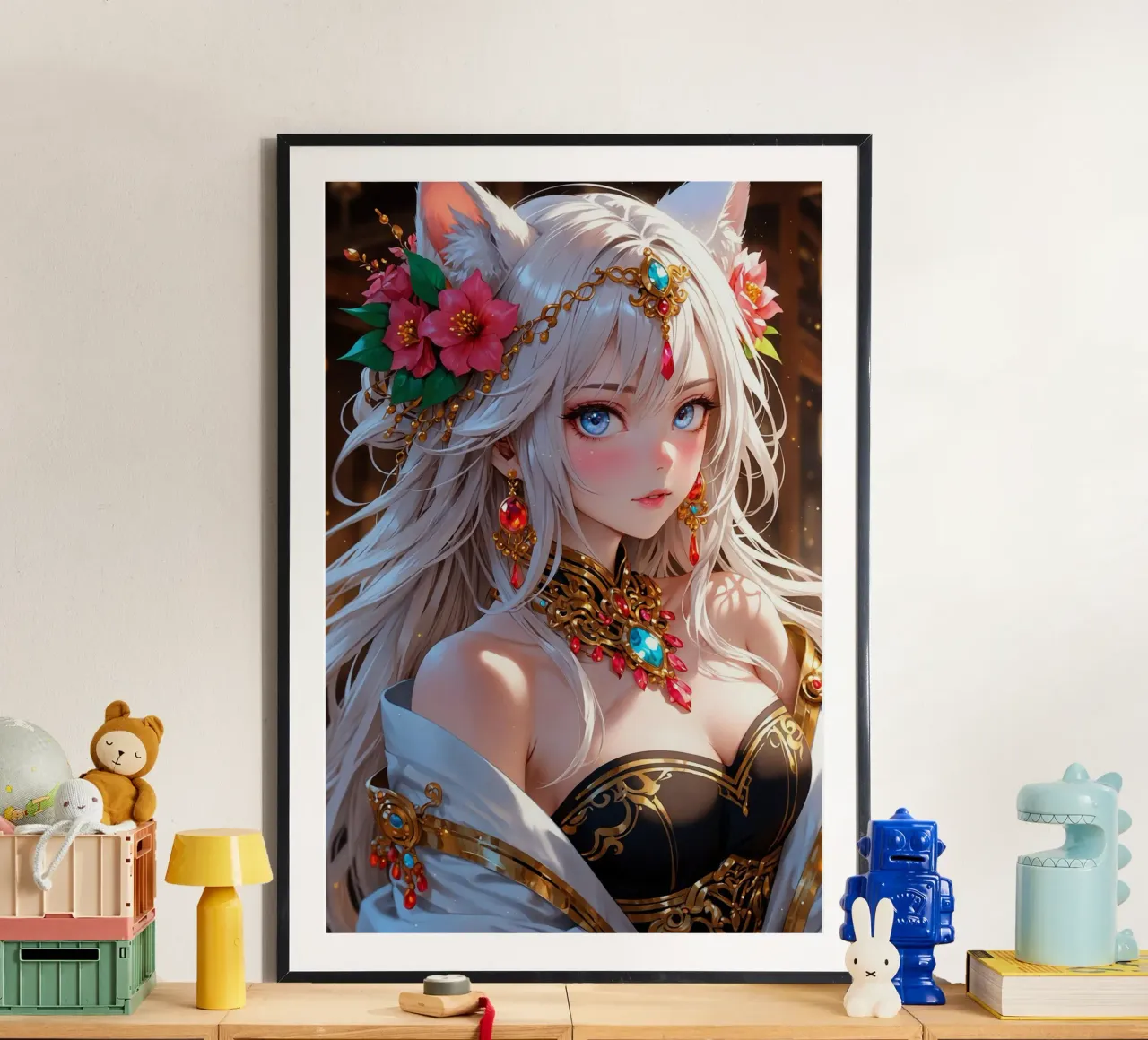 Bella ragazza Anime poster da Voxel Visionaries