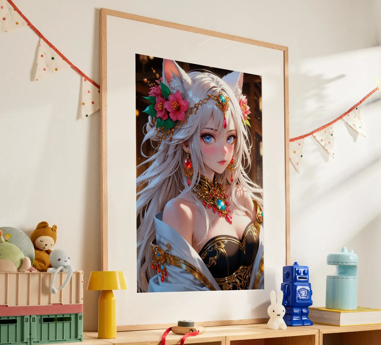 Bella ragazza Anime poster da Voxel Visionaries