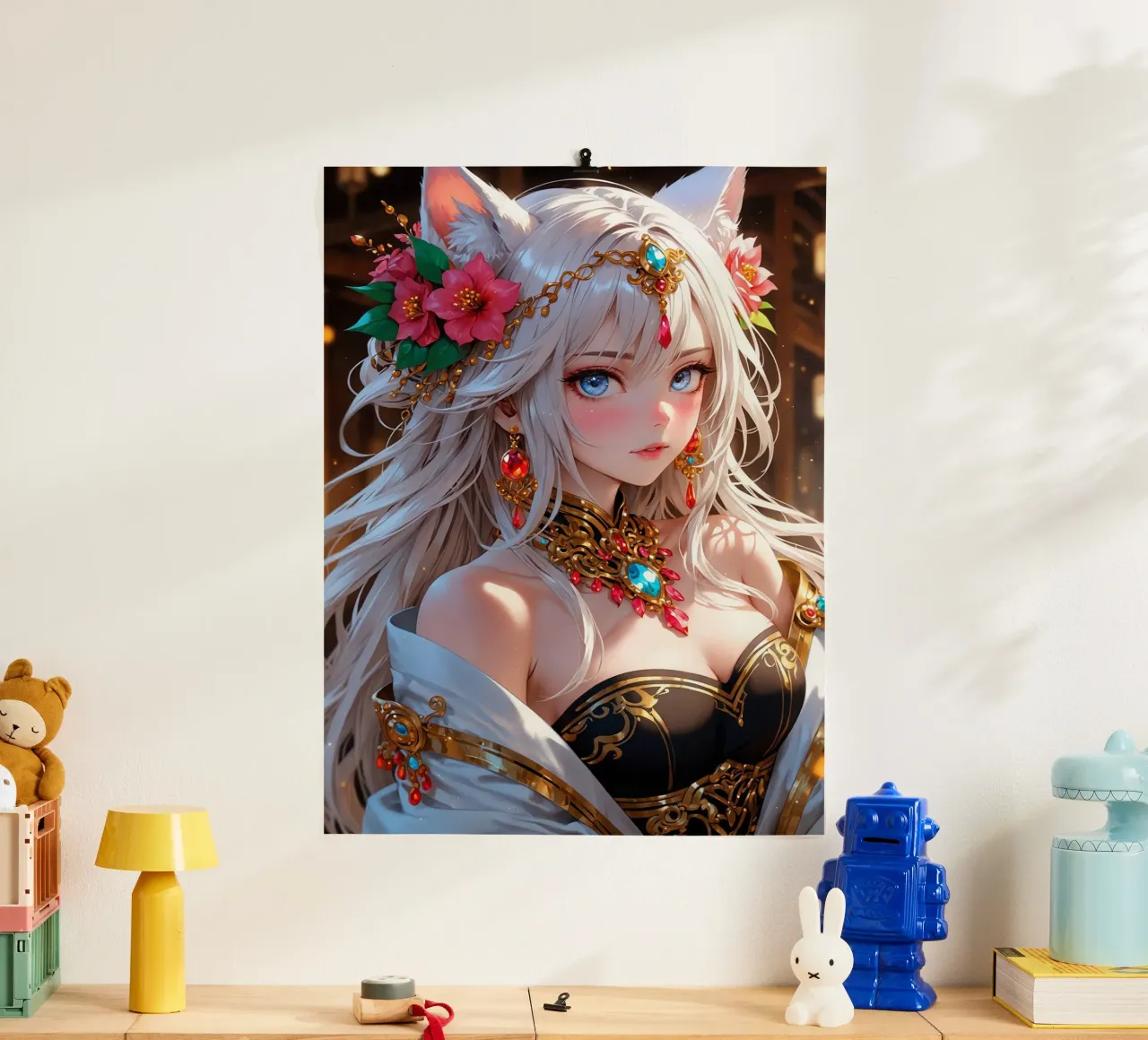 Bella ragazza Anime poster da Voxel Visionaries
