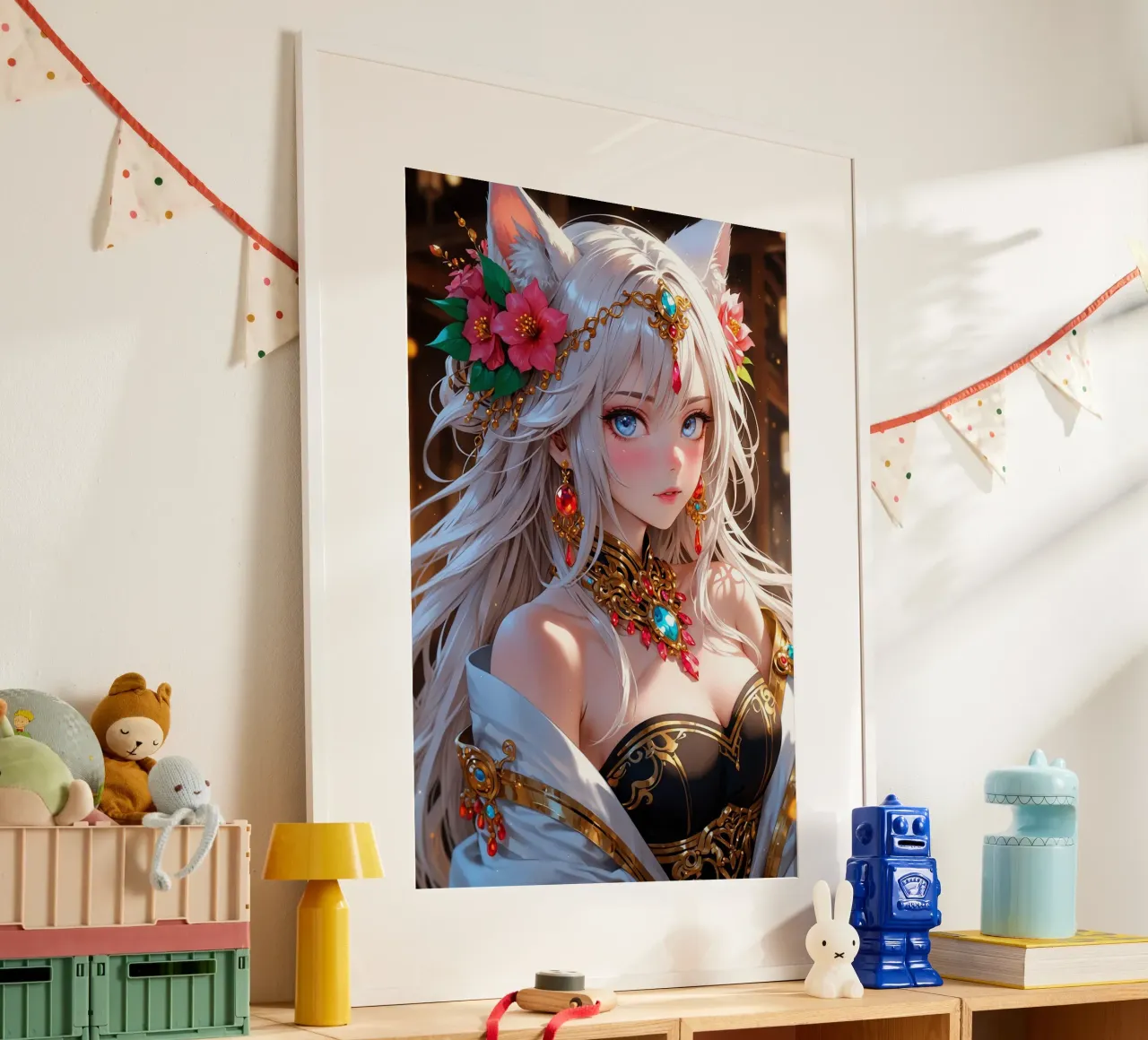 Bella ragazza Anime poster da Voxel Visionaries
