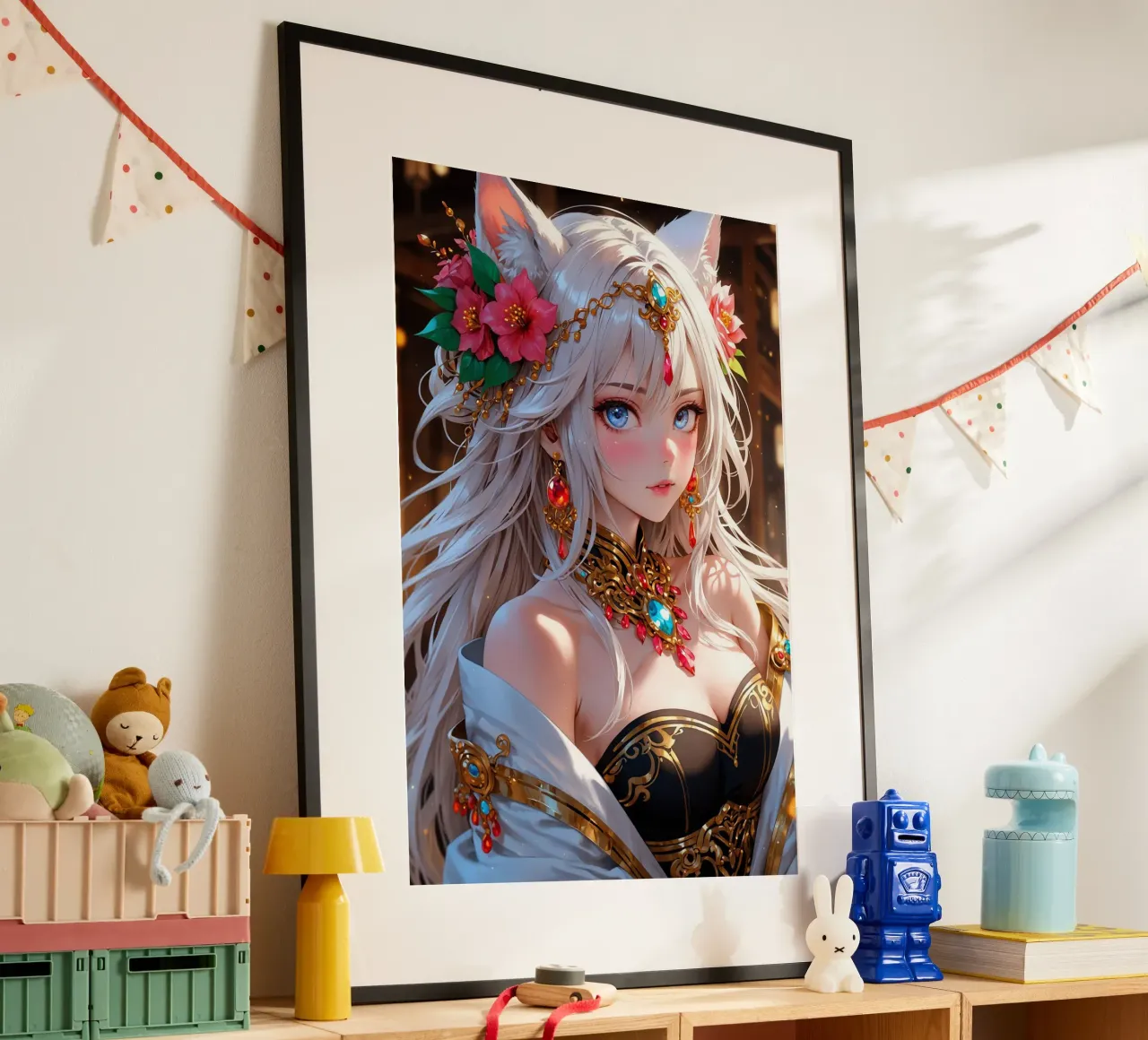 Bella ragazza Anime poster da Voxel Visionaries