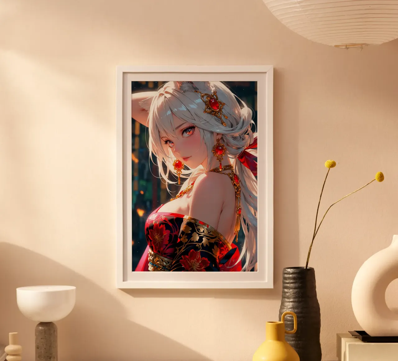 Bella ragazza Anime poster da Voxel Visionaries
