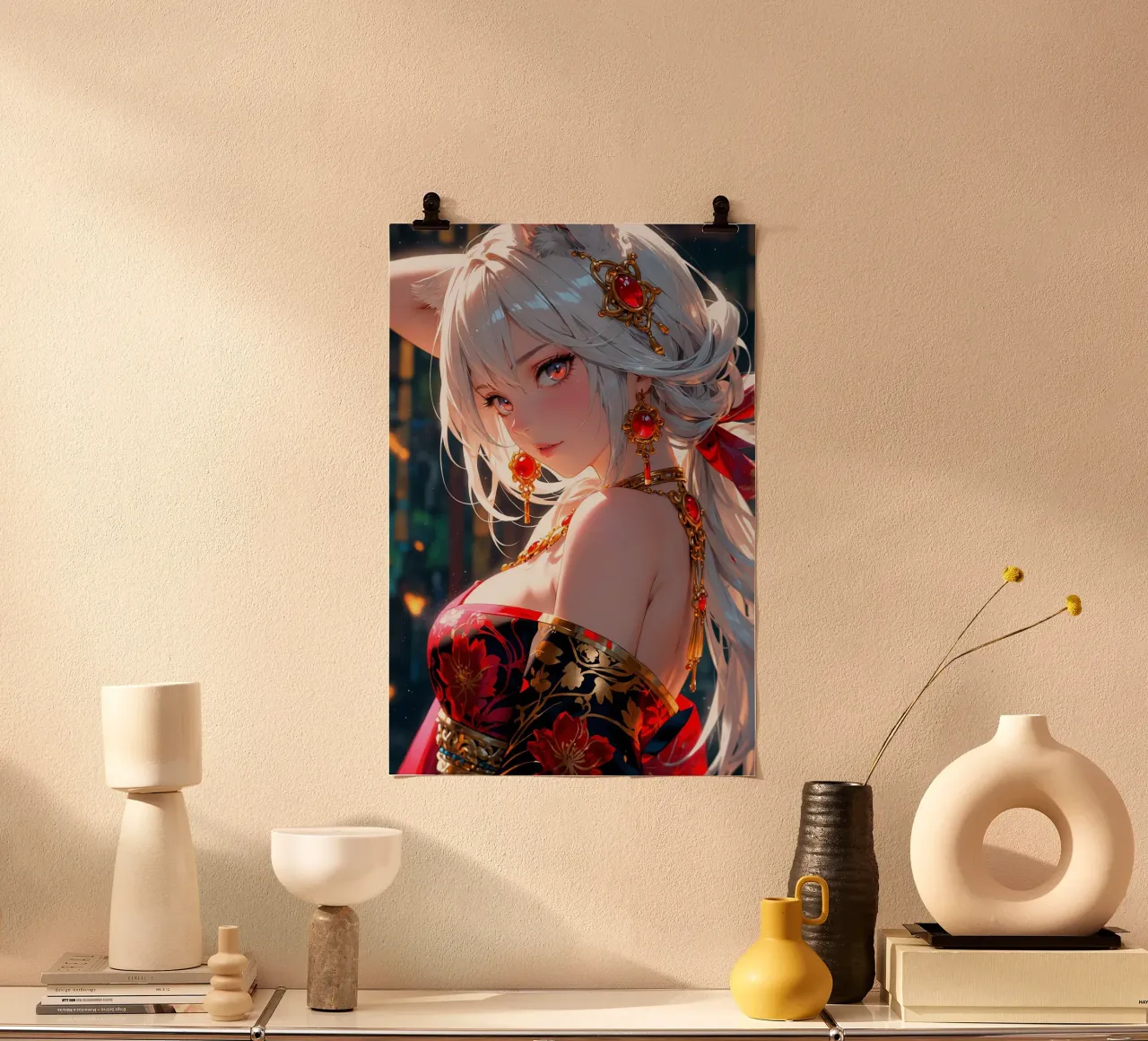 Bella ragazza Anime poster da Voxel Visionaries