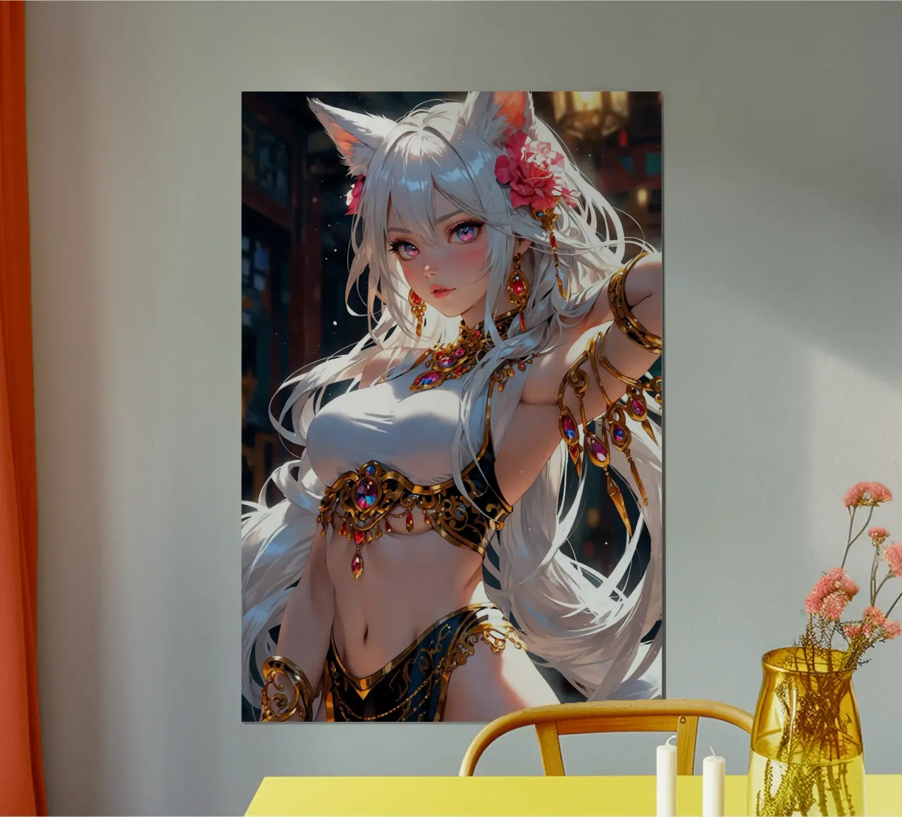 Bella ragazza Anime poster da Voxel Visionaries