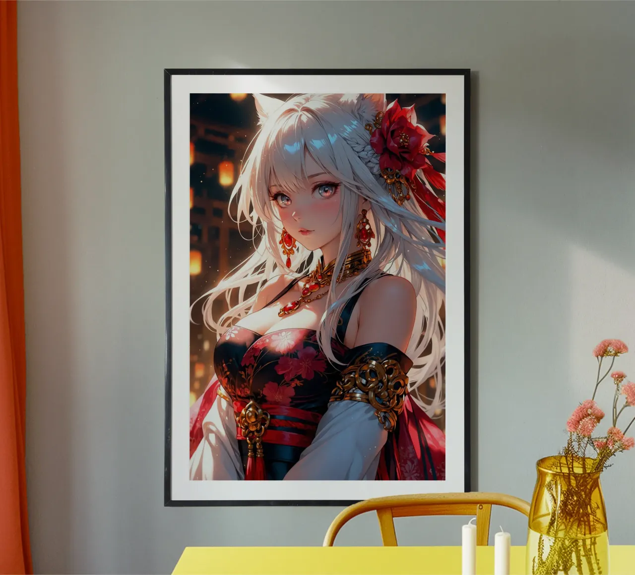 Bella ragazza Anime poster da Voxel Visionaries