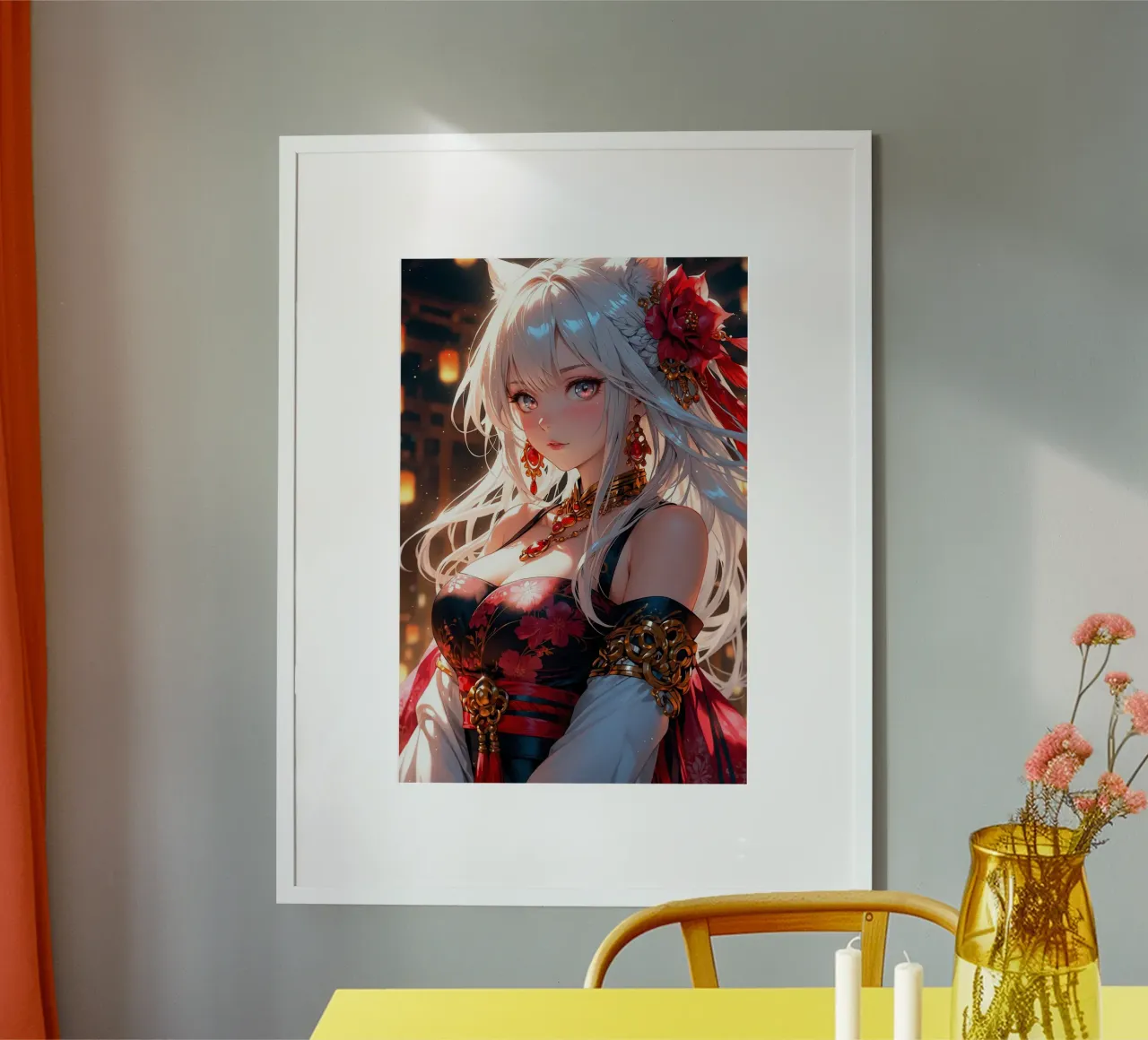 Bella ragazza Anime poster da Voxel Visionaries