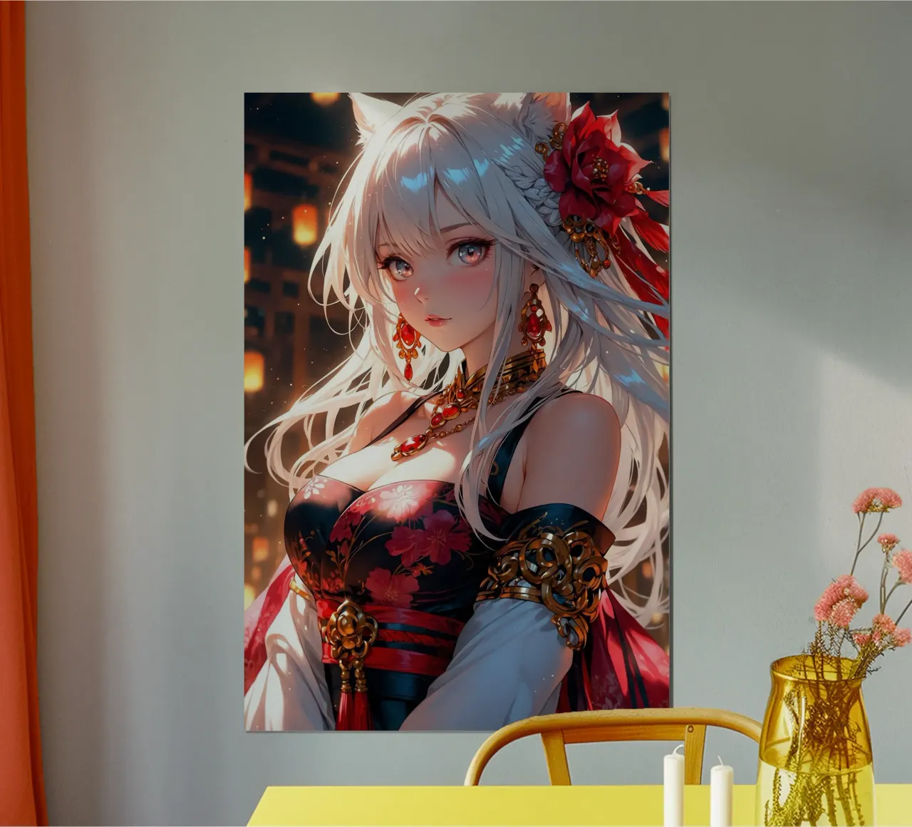 Bella ragazza Anime poster da Voxel Visionaries