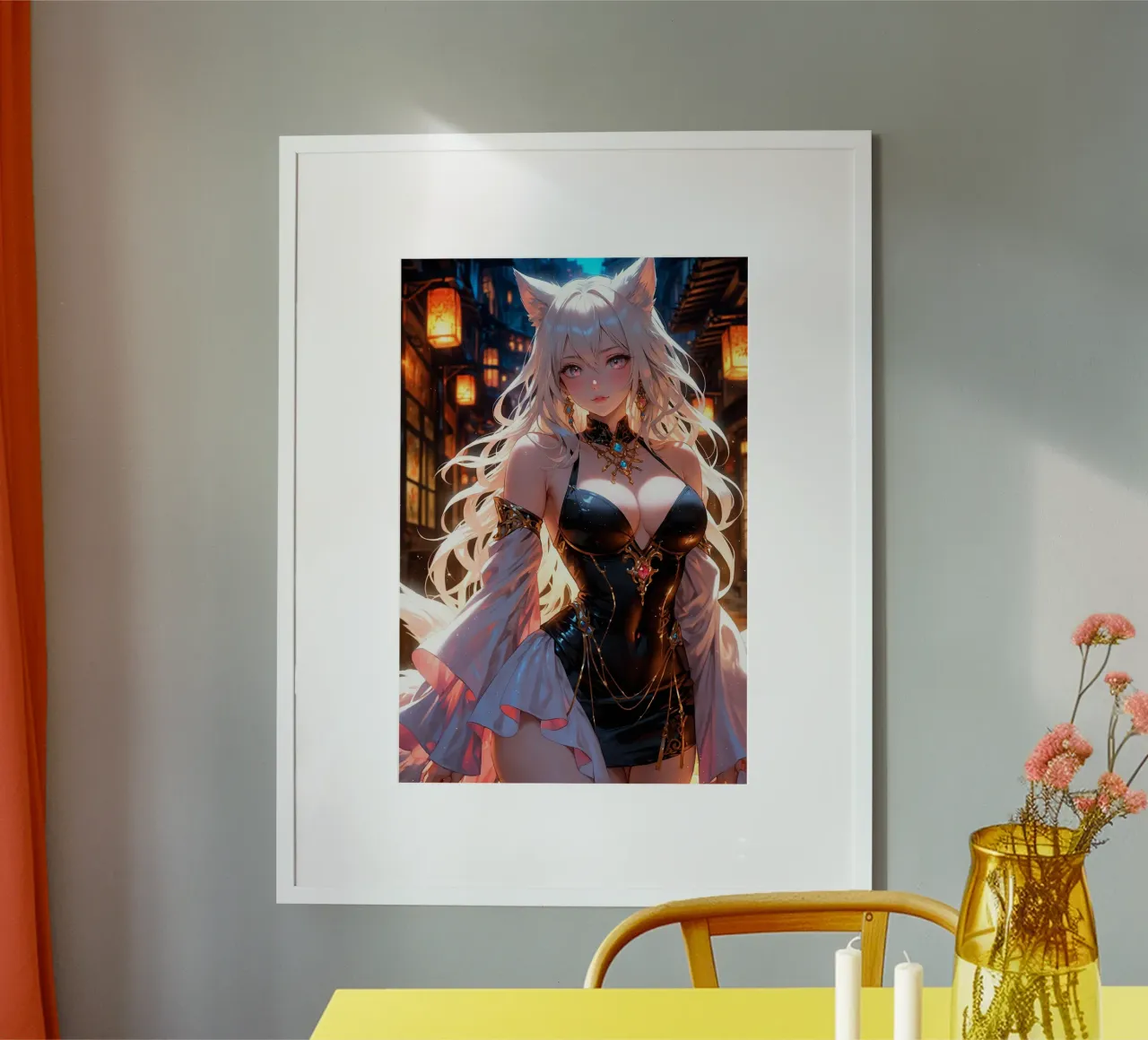 Bella ragazza Anime poster da Voxel Visionaries