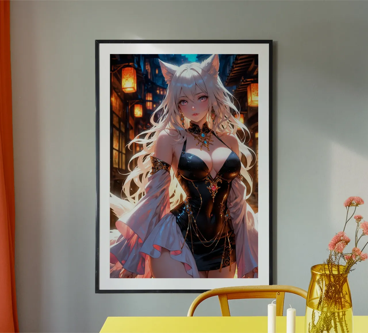 Bella ragazza Anime poster da Voxel Visionaries
