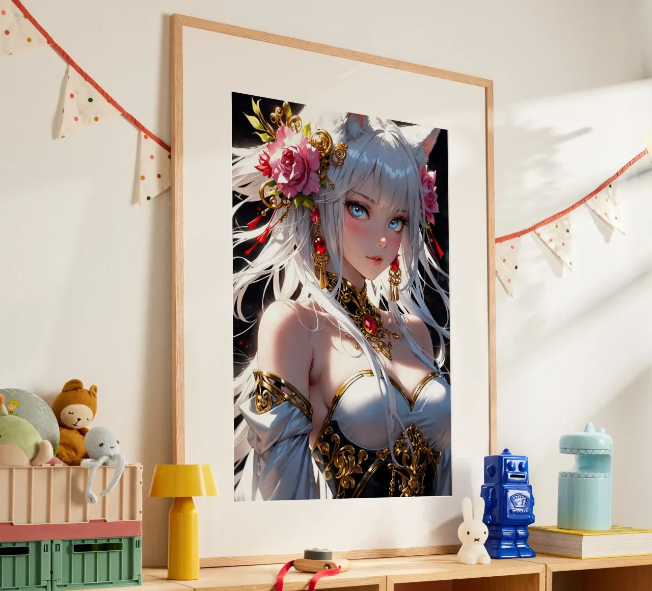 Bella ragazza Anime poster da Voxel Visionaries