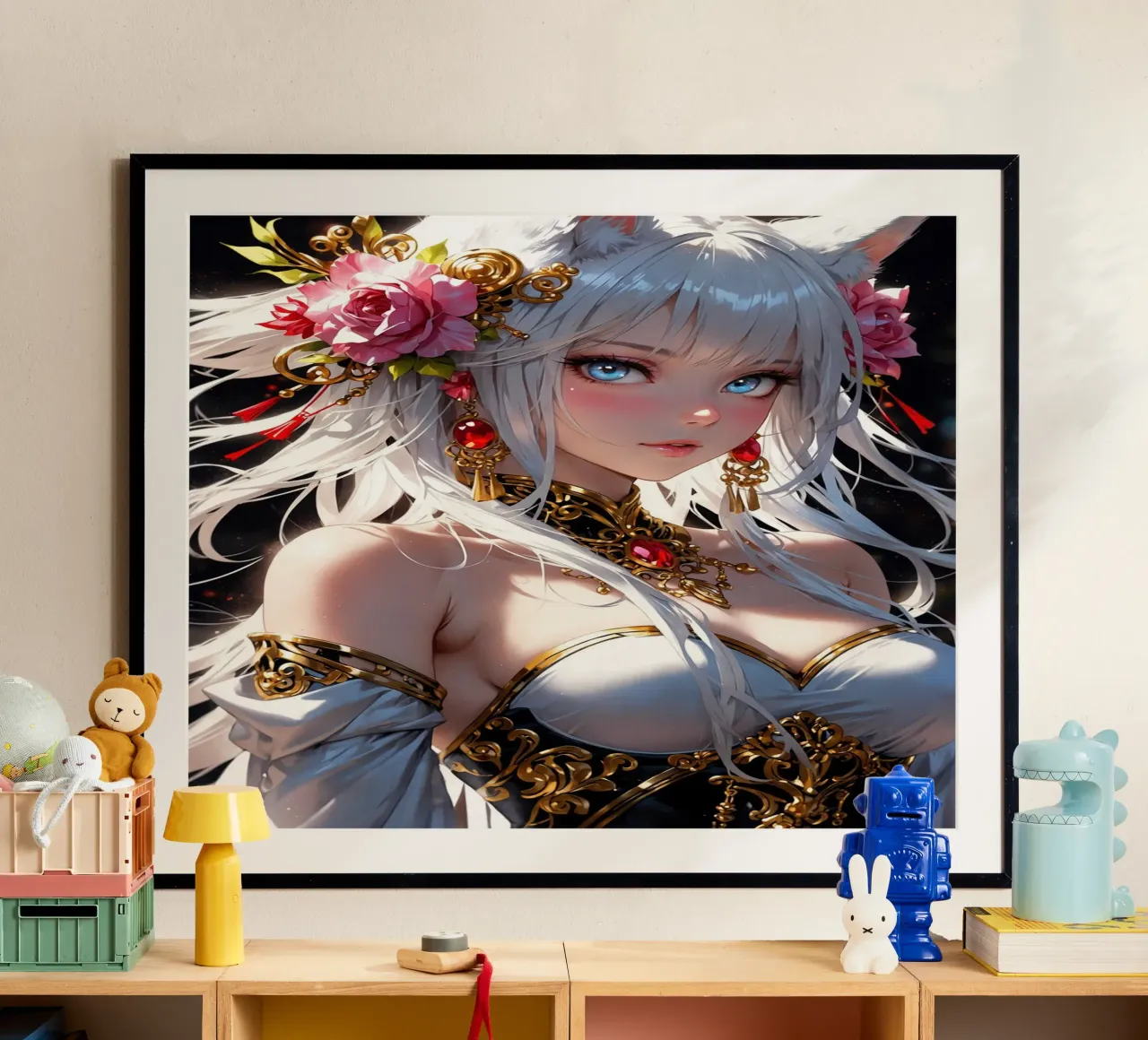 Bella ragazza Anime poster da Voxel Visionaries