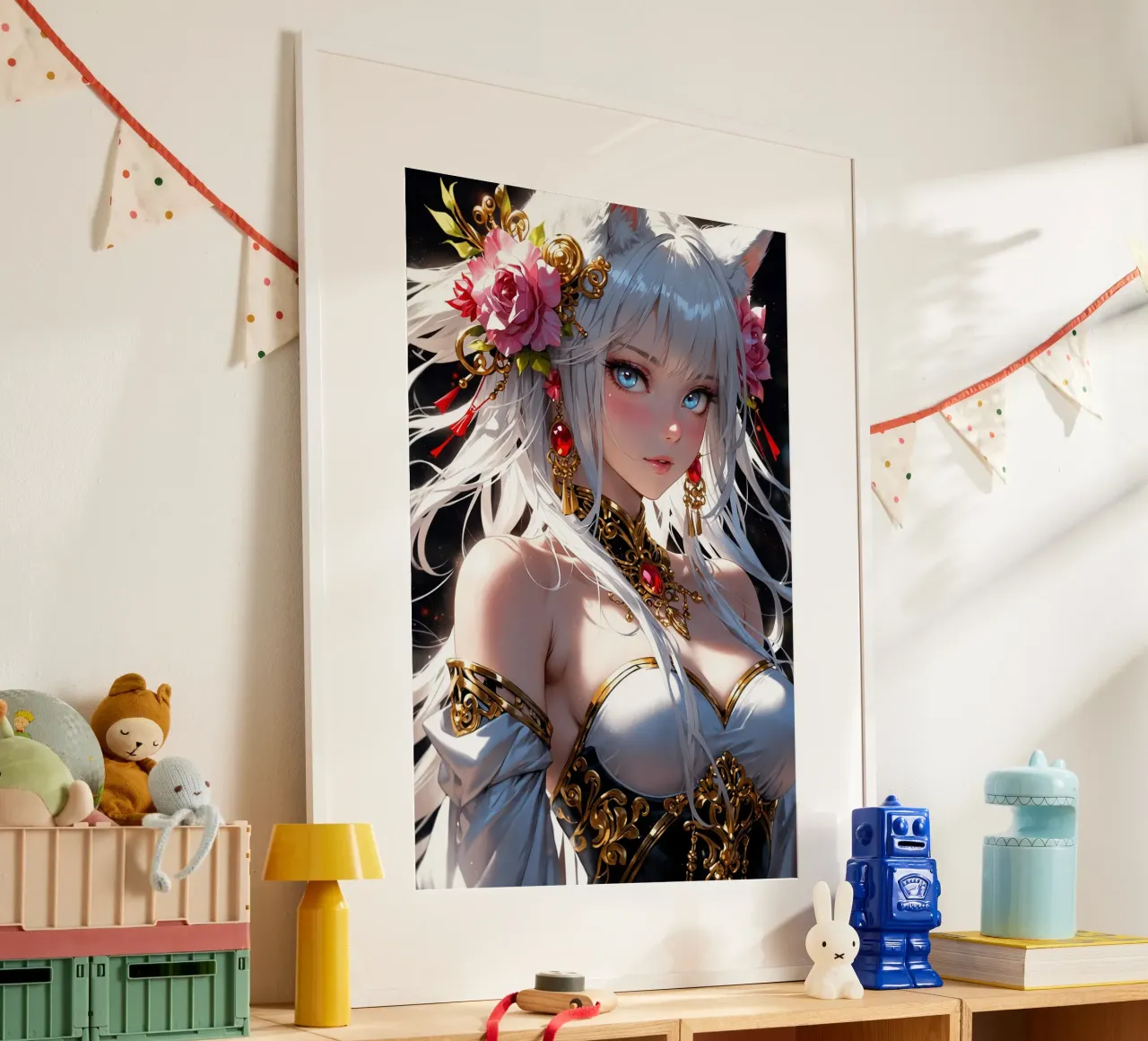 Bella ragazza Anime poster da Voxel Visionaries
