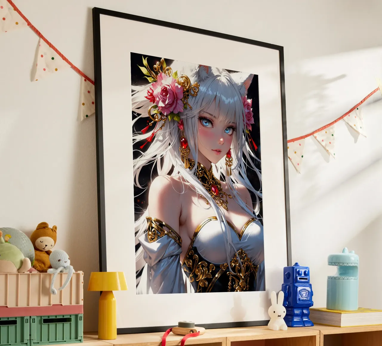 Bella ragazza Anime poster da Voxel Visionaries