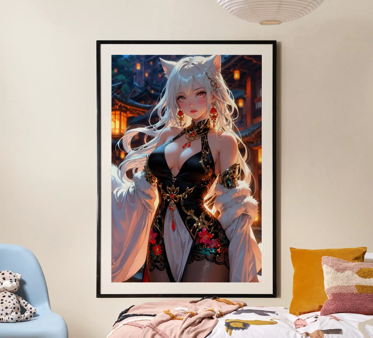 Bella ragazza Anime poster da Voxel Visionaries