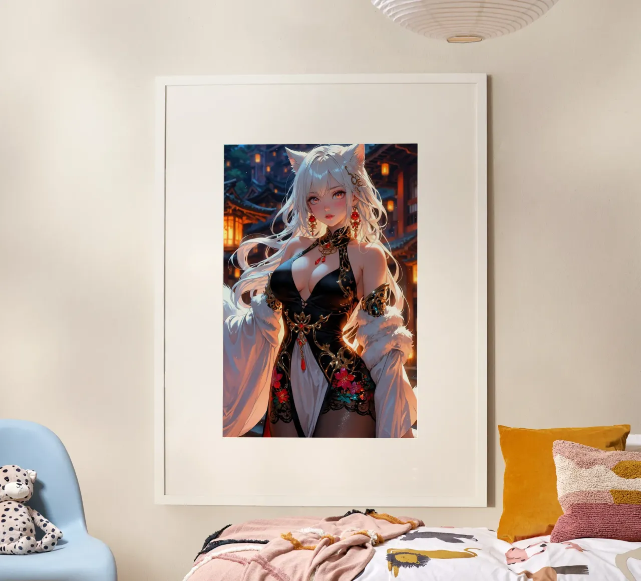 Bella ragazza Anime poster da Voxel Visionaries