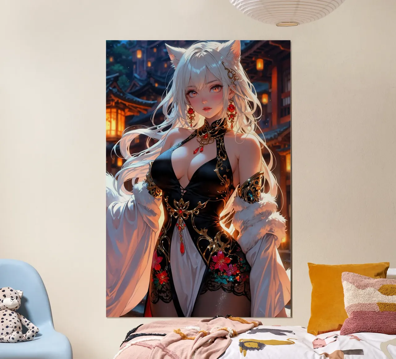 Bella ragazza Anime poster da Voxel Visionaries