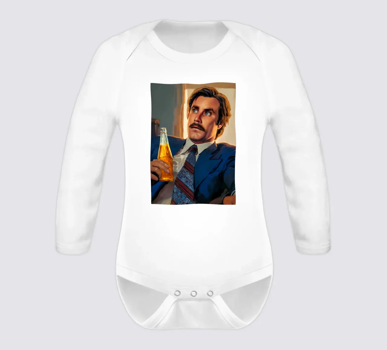That Escalated Quickly Meme Art long-sleeve baby romper by Lootprint