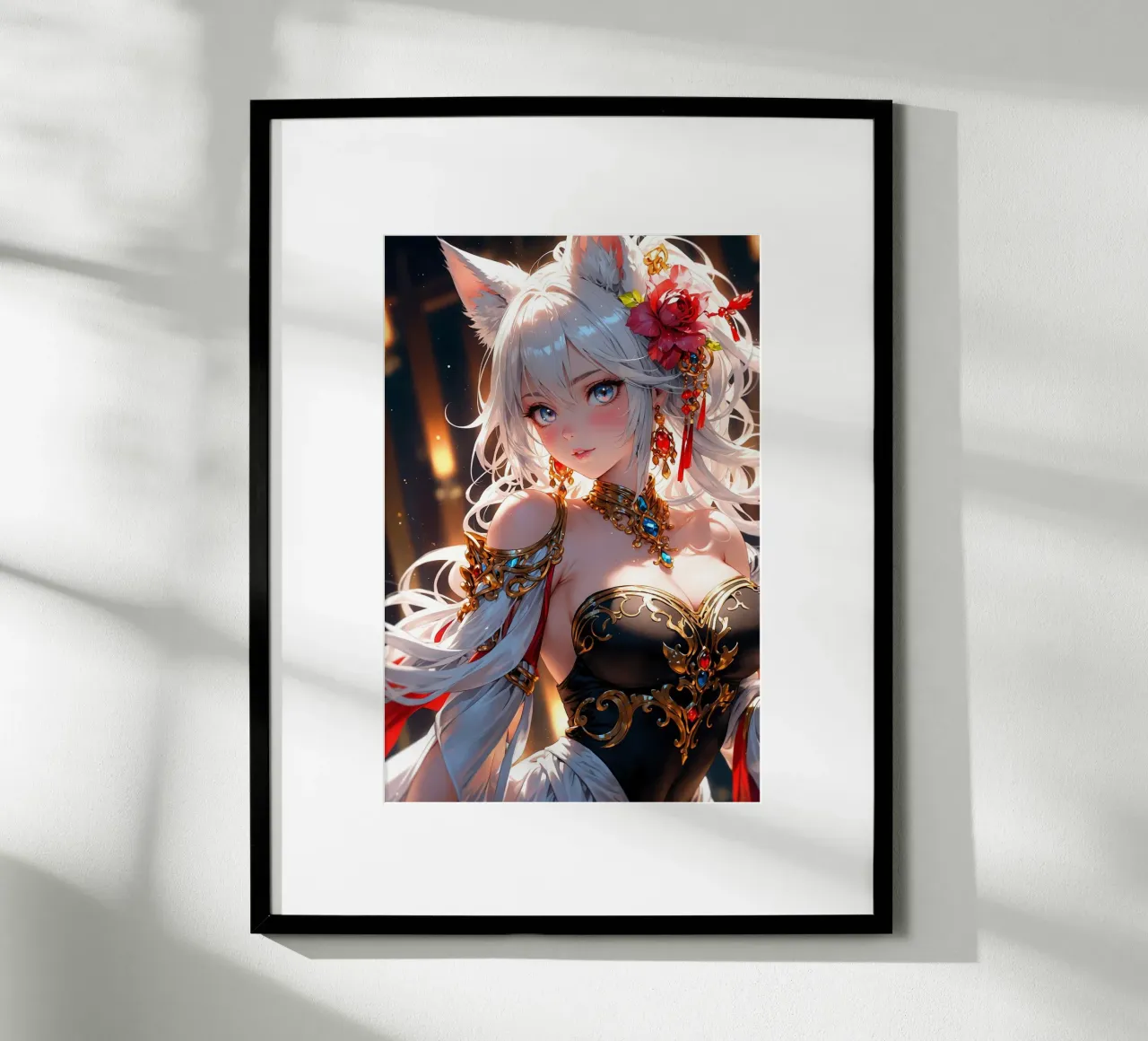 Bella ragazza Anime poster da Voxel Visionaries
